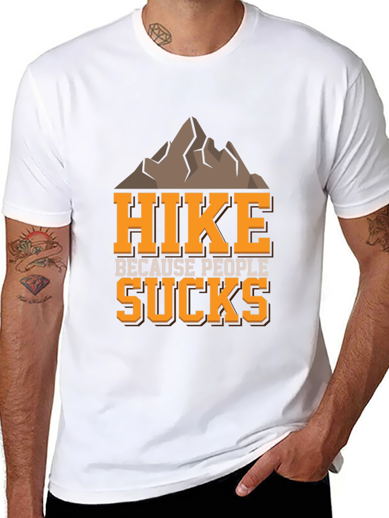 Hike Because People Suck T-Shirt