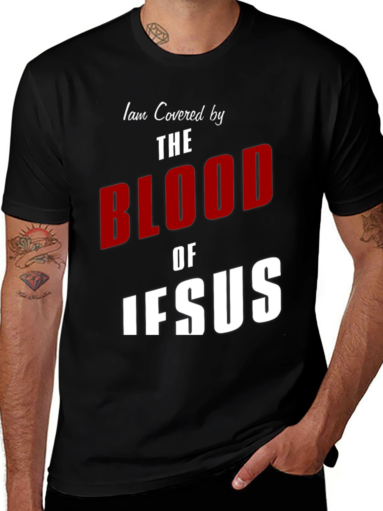 I am Covered by the Blood of Jesus T-Shirt