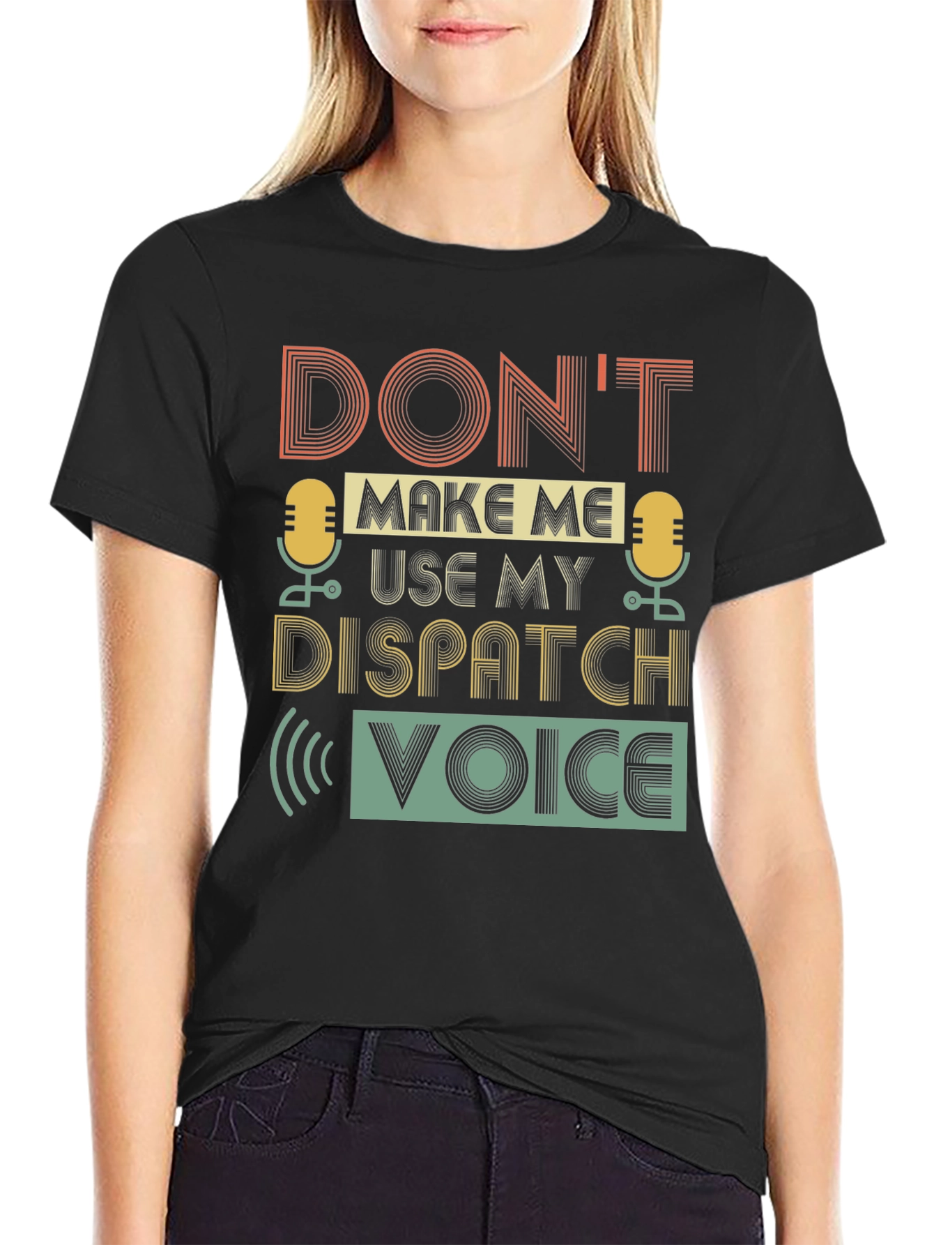 Dispatch Voice Graphic Tee - Funny Dispatcher T-Shirt