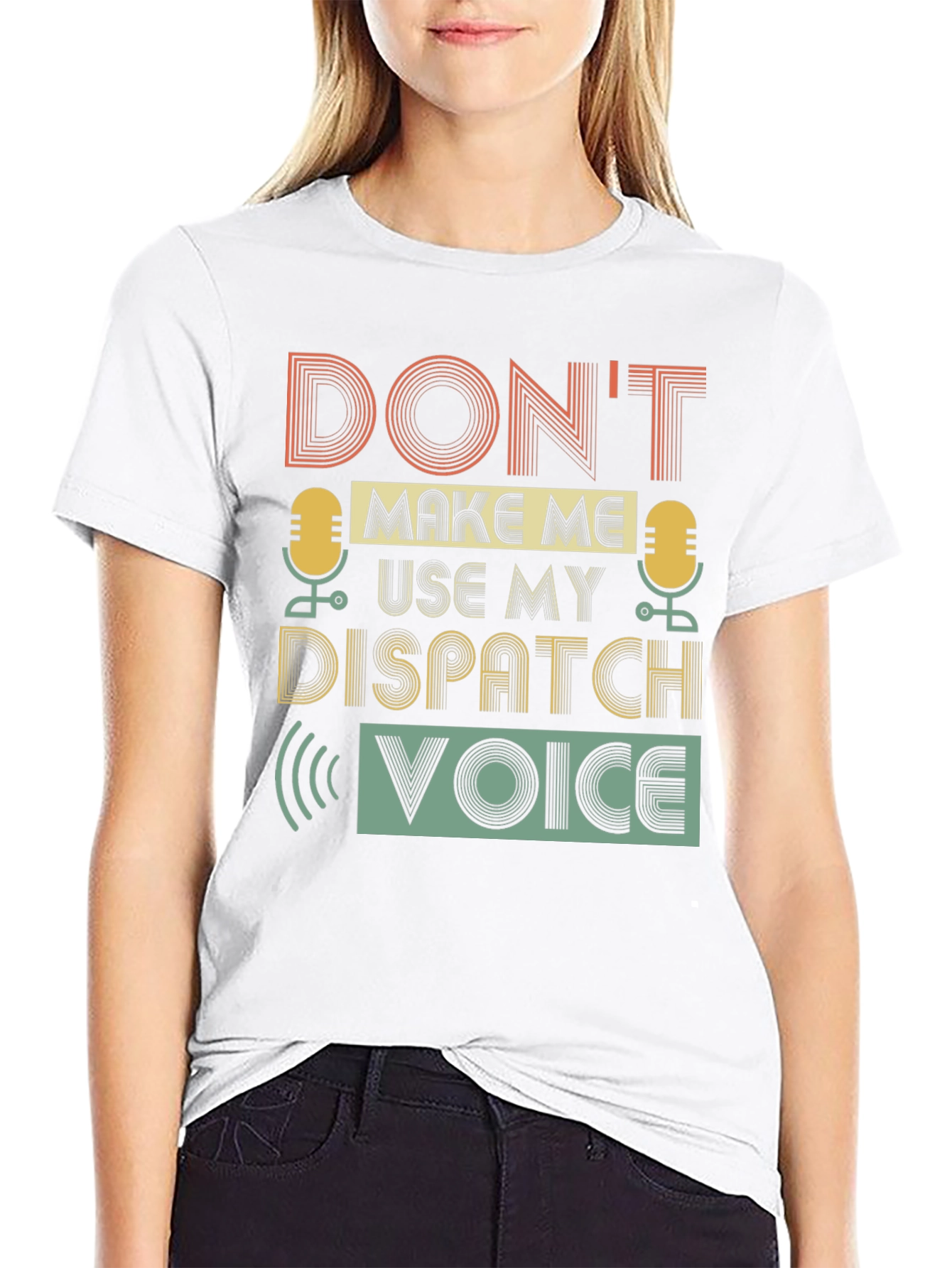 Dispatch Voice Graphic Tee - Funny Dispatcher T-Shirt