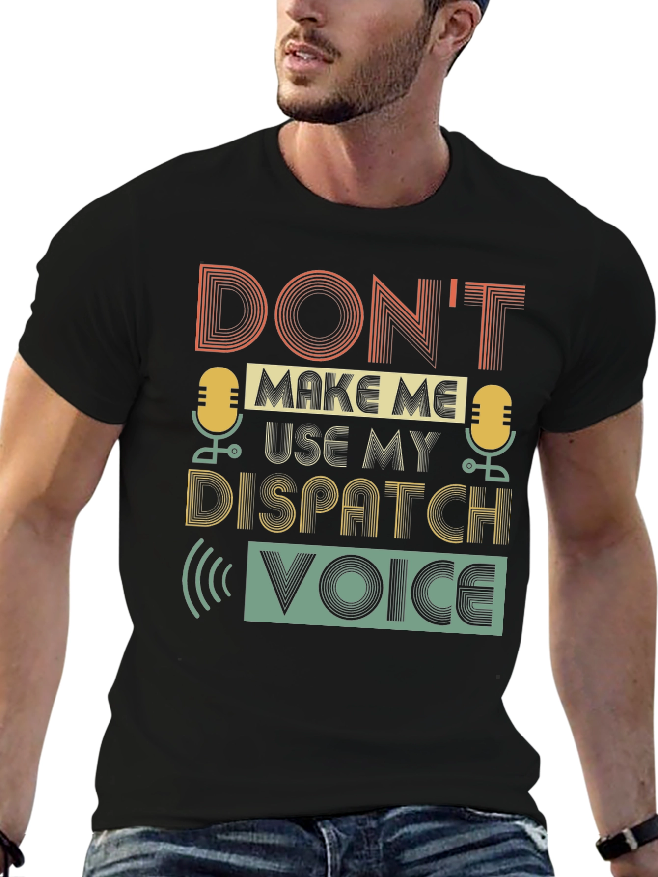 Dispatch Voice Graphic Tee - Funny Dispatcher T-Shirt
