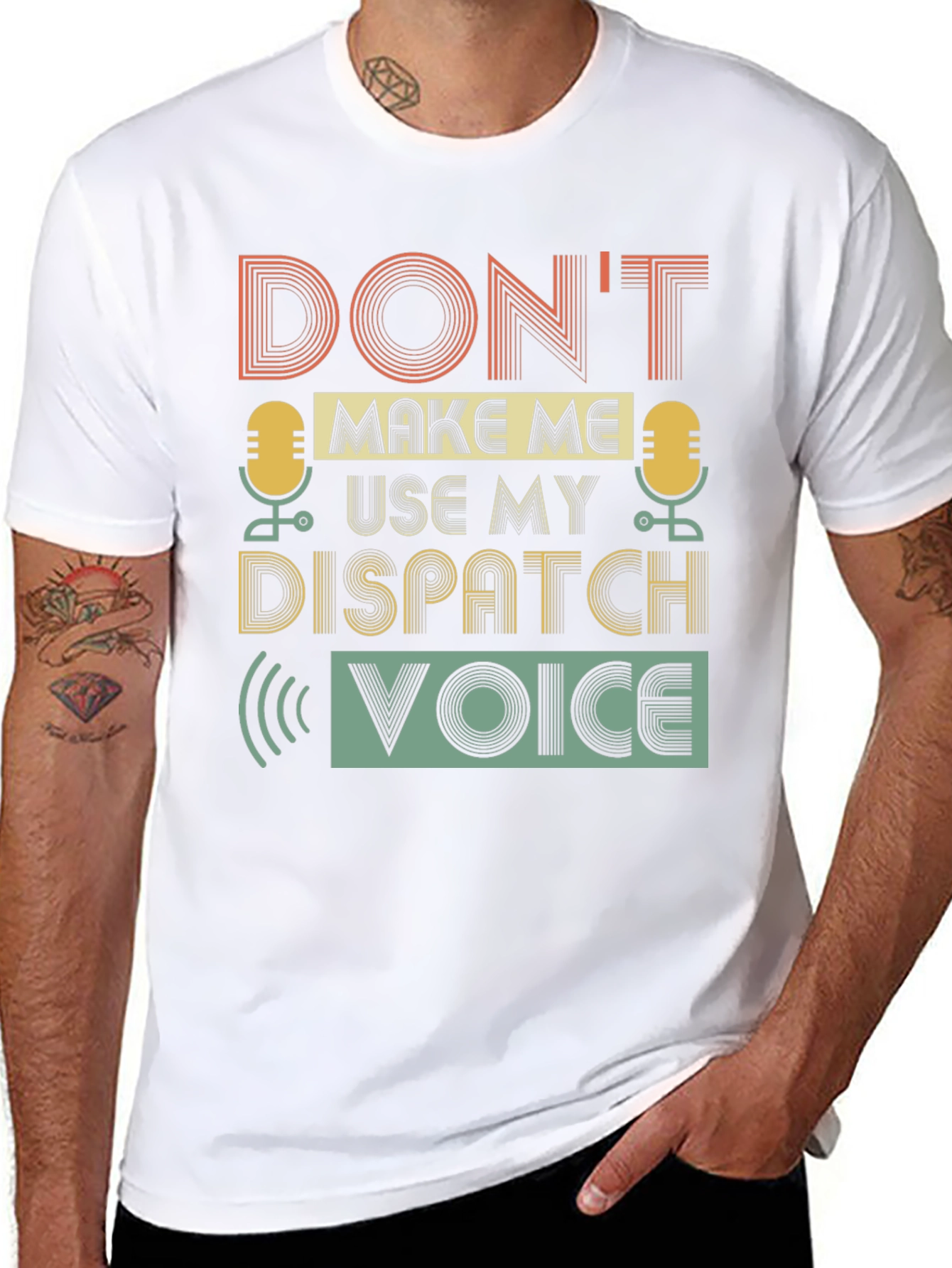 Dispatch Voice Graphic Tee - Funny Dispatcher T-Shirt