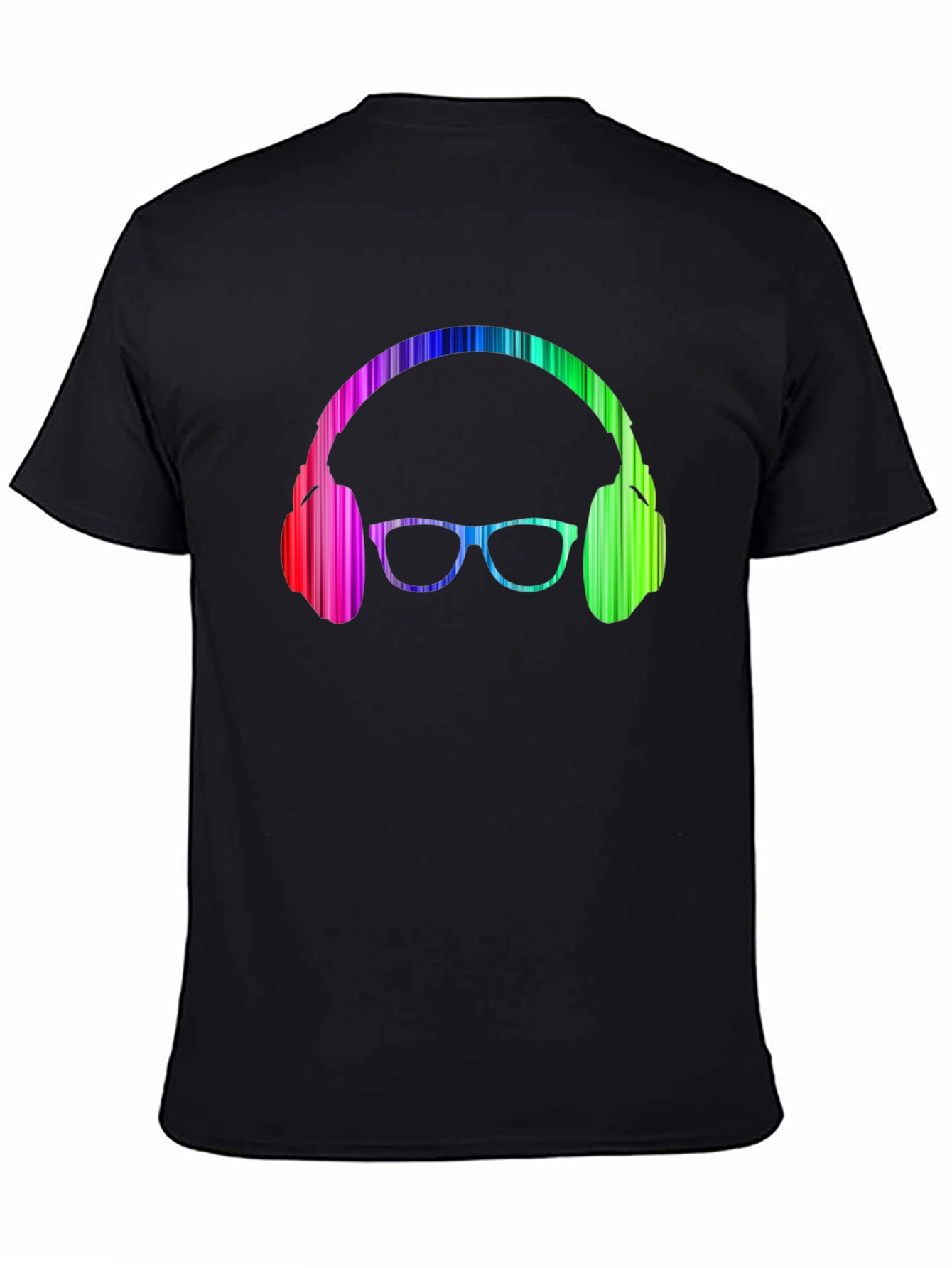 Rainbow Headphones & Glasses Graphic Tee