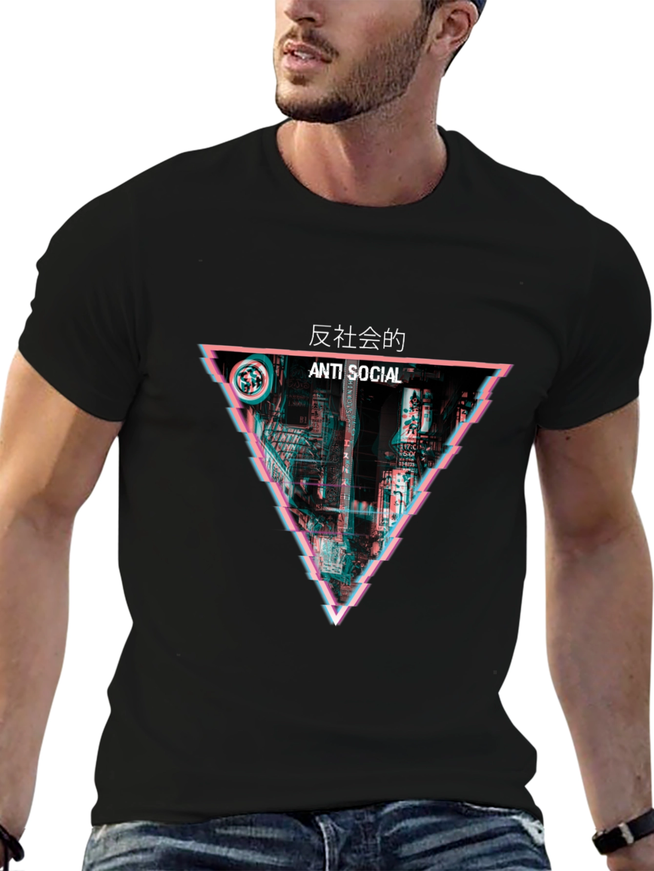 Anti-Social Graphic Tee - Urban Style