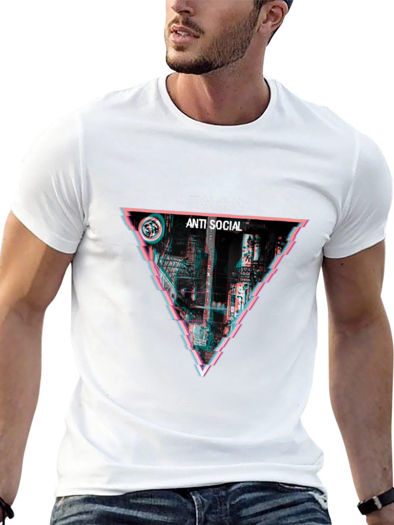 Anti-Social Graphic Tee - Urban Style