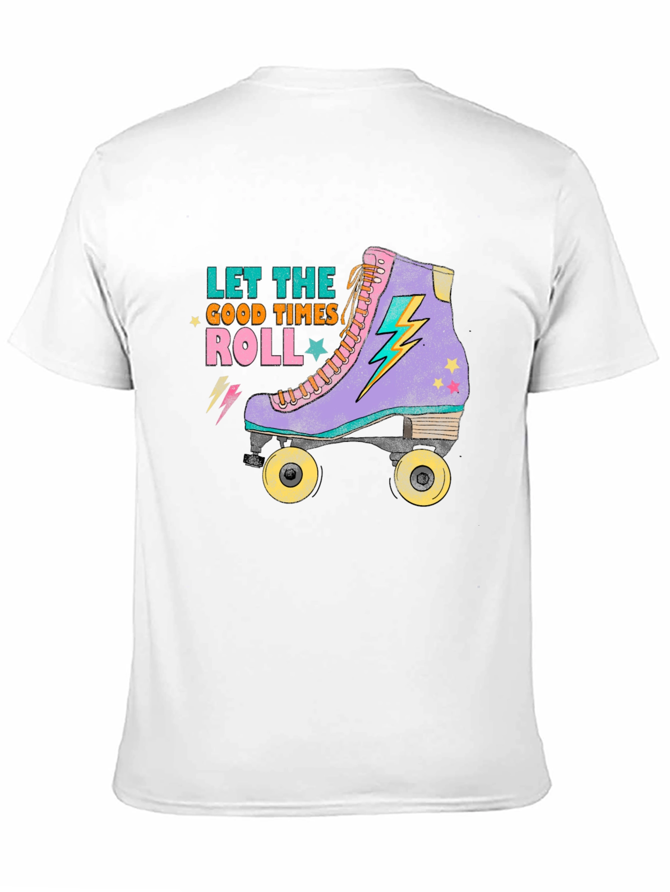 Retro Roller Skate Graphic T-Shirt