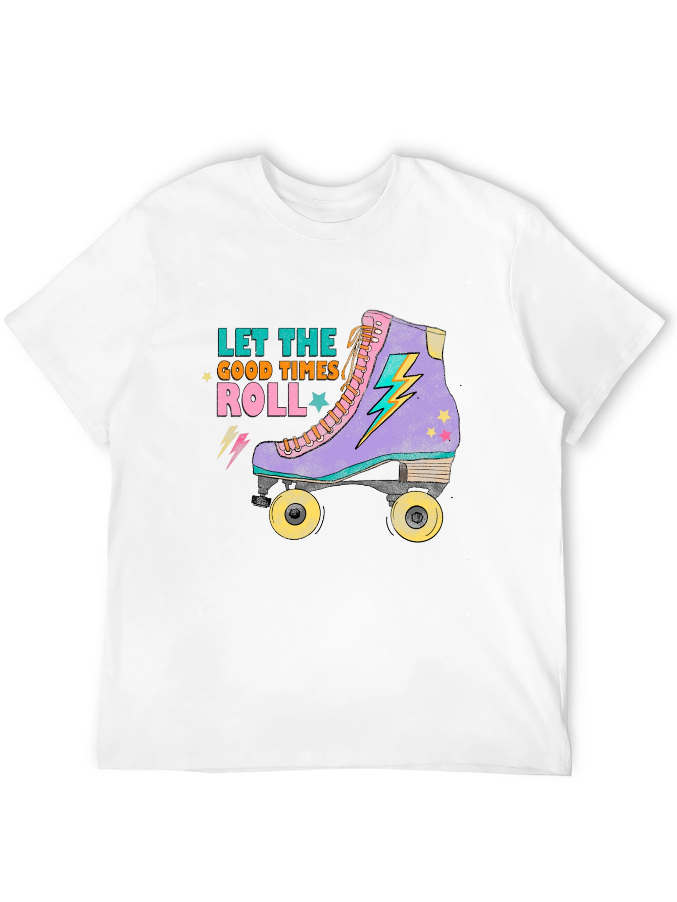 Retro Roller Skate Graphic T-Shirt