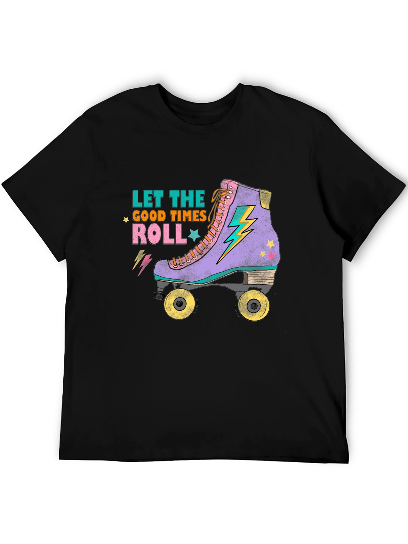 Retro Roller Skate Graphic T-Shirt