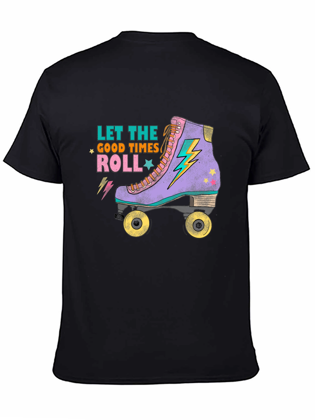 Retro Roller Skate Graphic T-Shirt