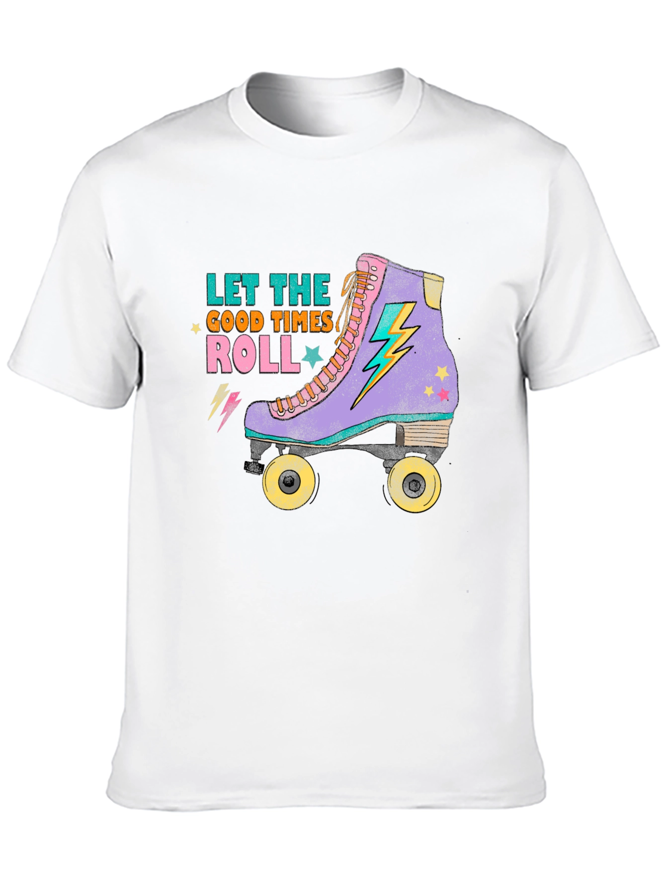 Retro Roller Skate Graphic T-Shirt