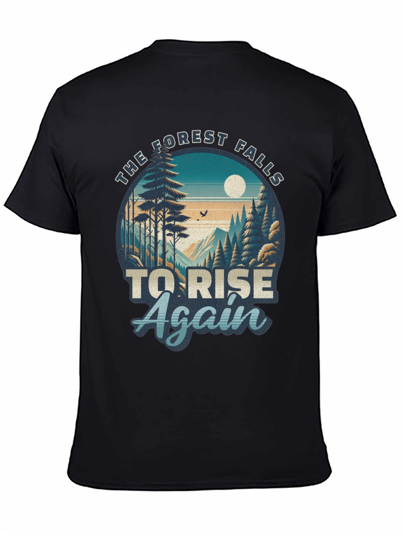 Forest Falls Graphic Tee - Rise Again Design