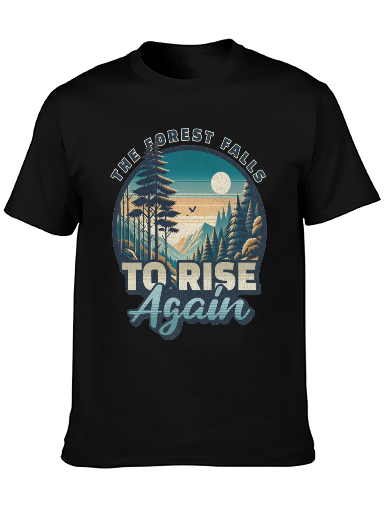 Forest Falls Graphic Tee - Rise Again Design