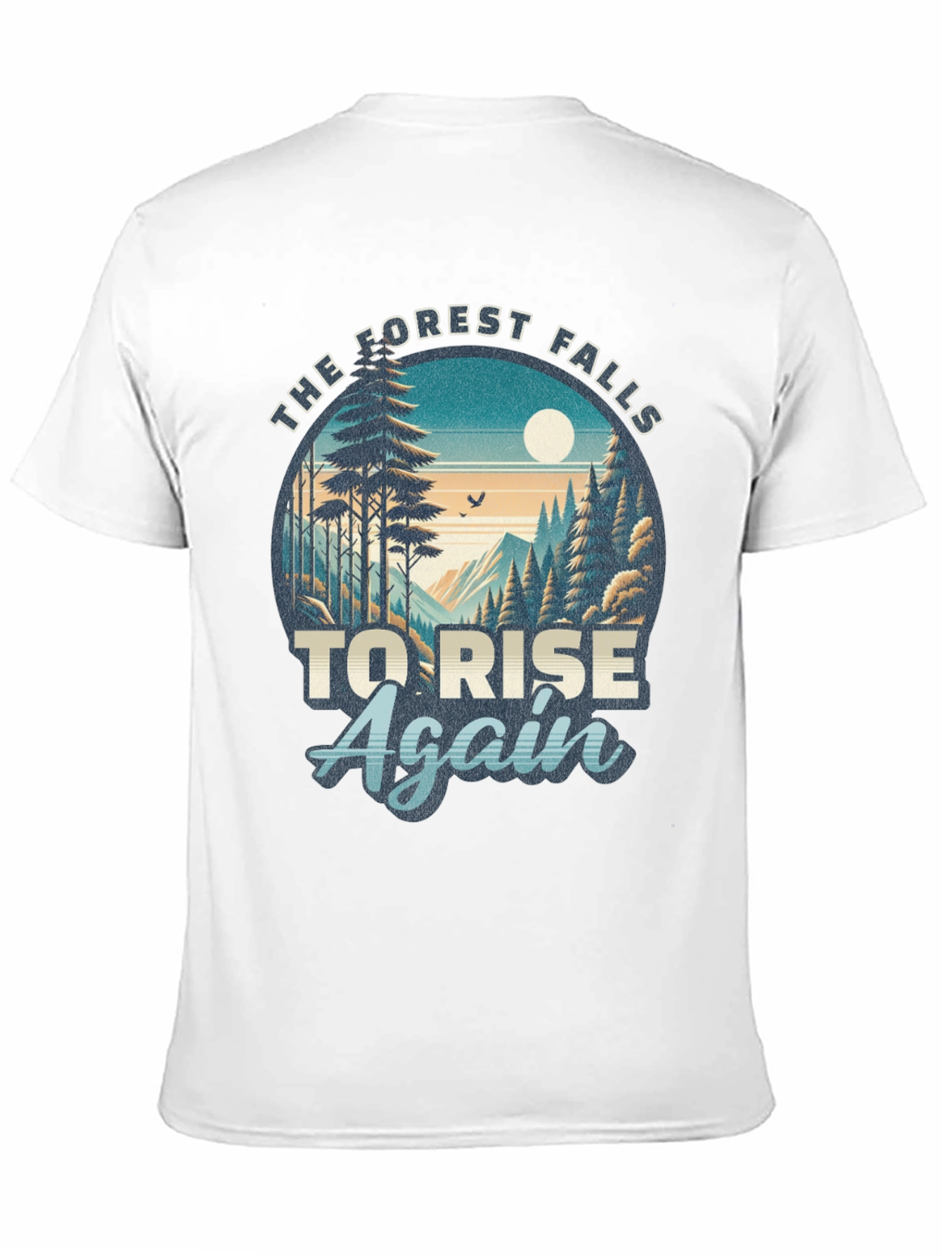 Forest Falls Graphic Tee - Rise Again Design