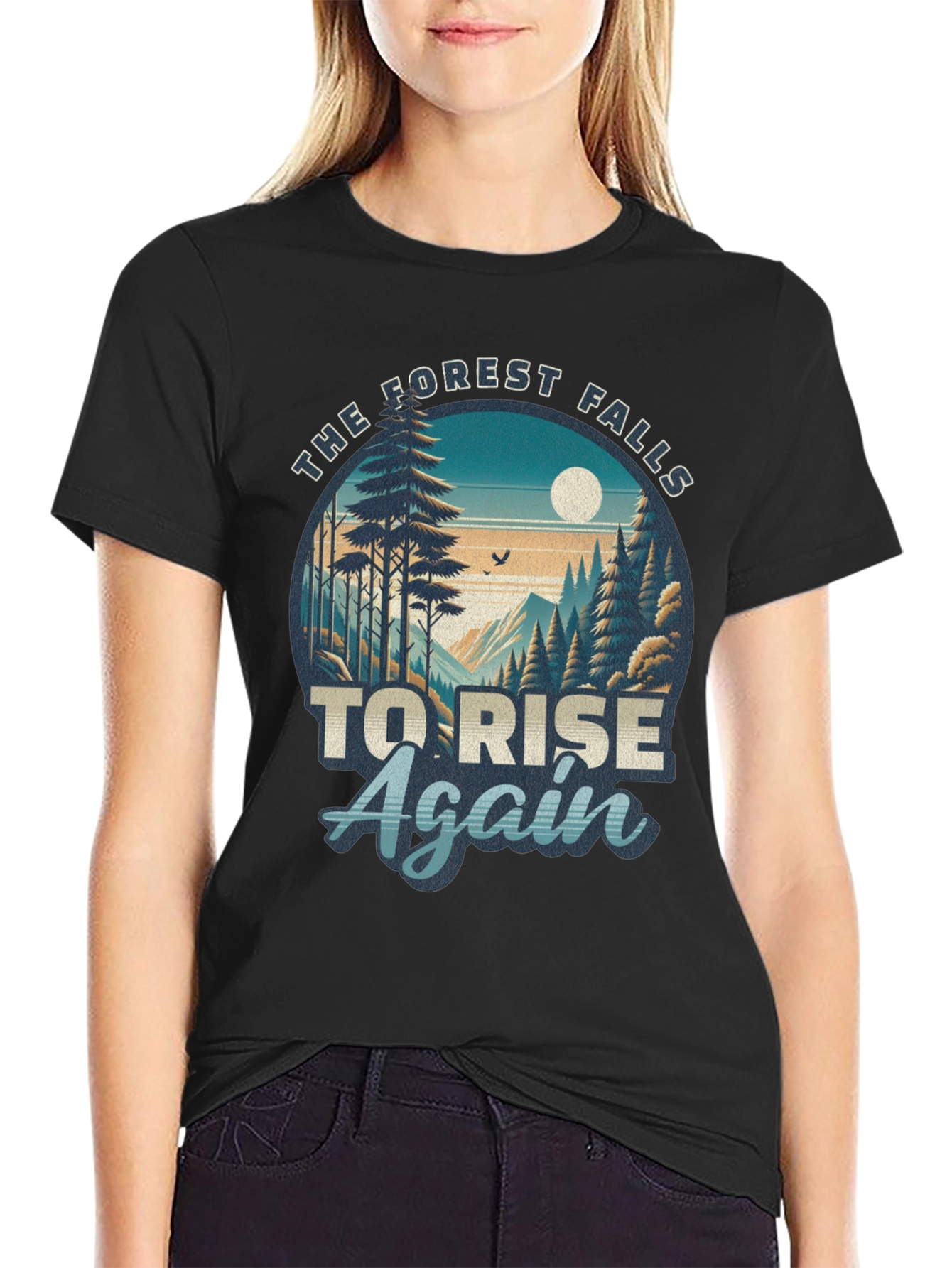 Forest Falls Graphic Tee - Rise Again Design