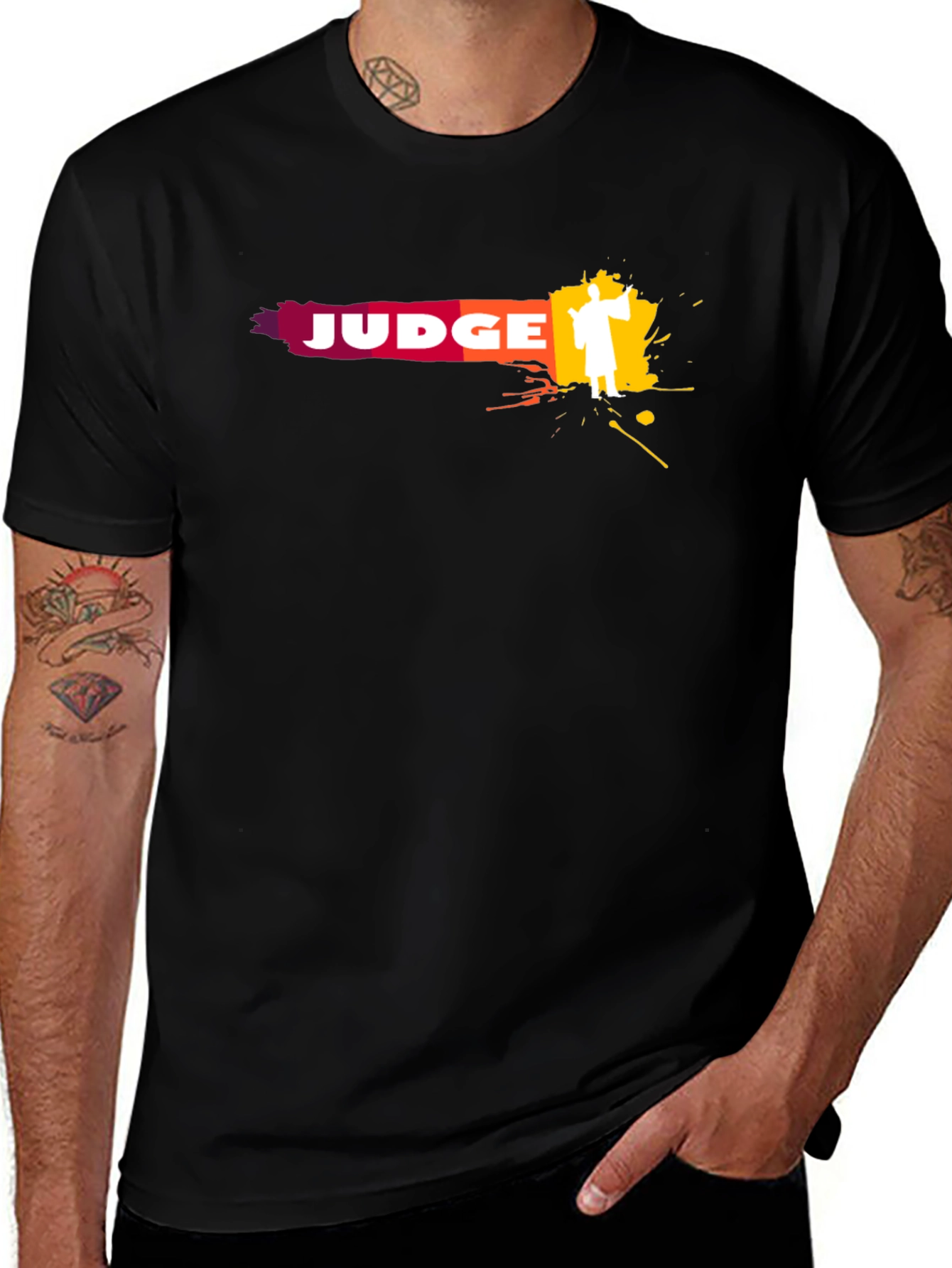 Judge T-Shirt - Artistic Graphic Tee