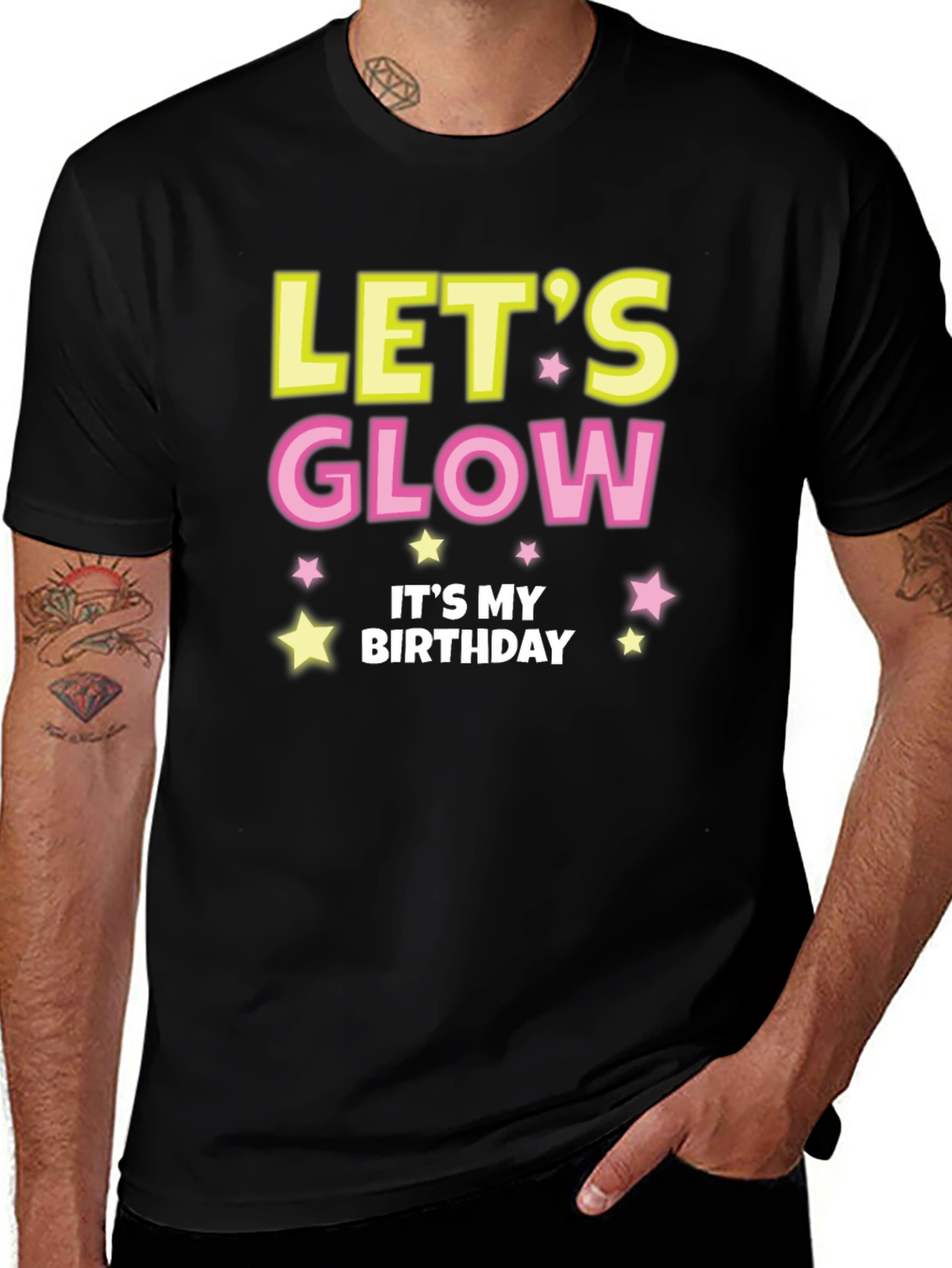 Lets Glow Birthday T-Shirt