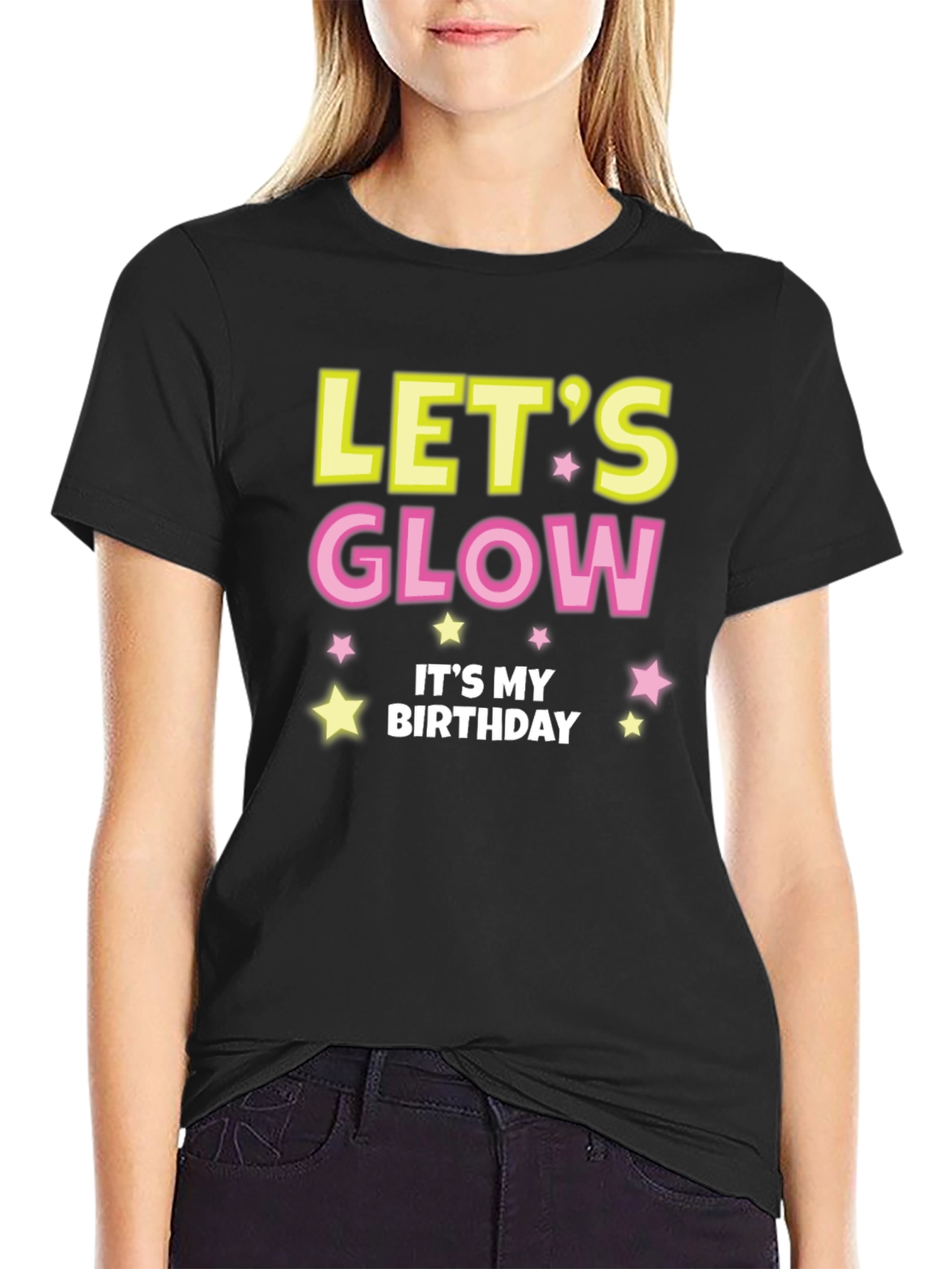 Lets Glow Birthday T-Shirt