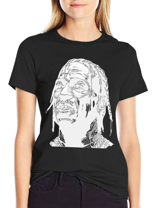 Travis Scott Portrait Black T-Shirt