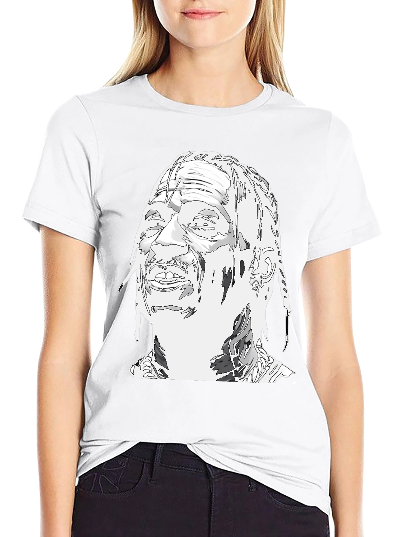 Travis Scott Portrait Black T-Shirt