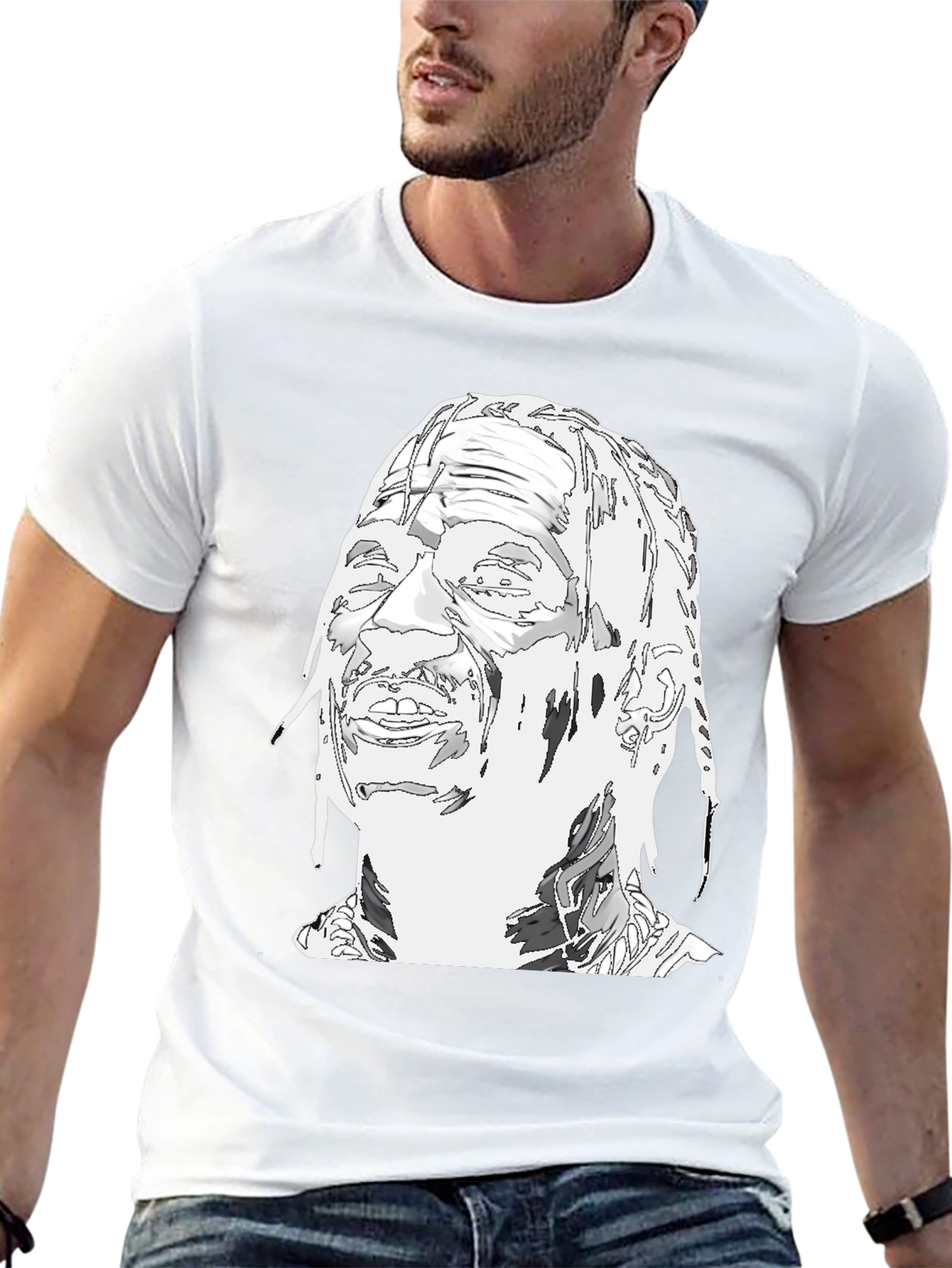 Travis Scott Portrait Black T-Shirt