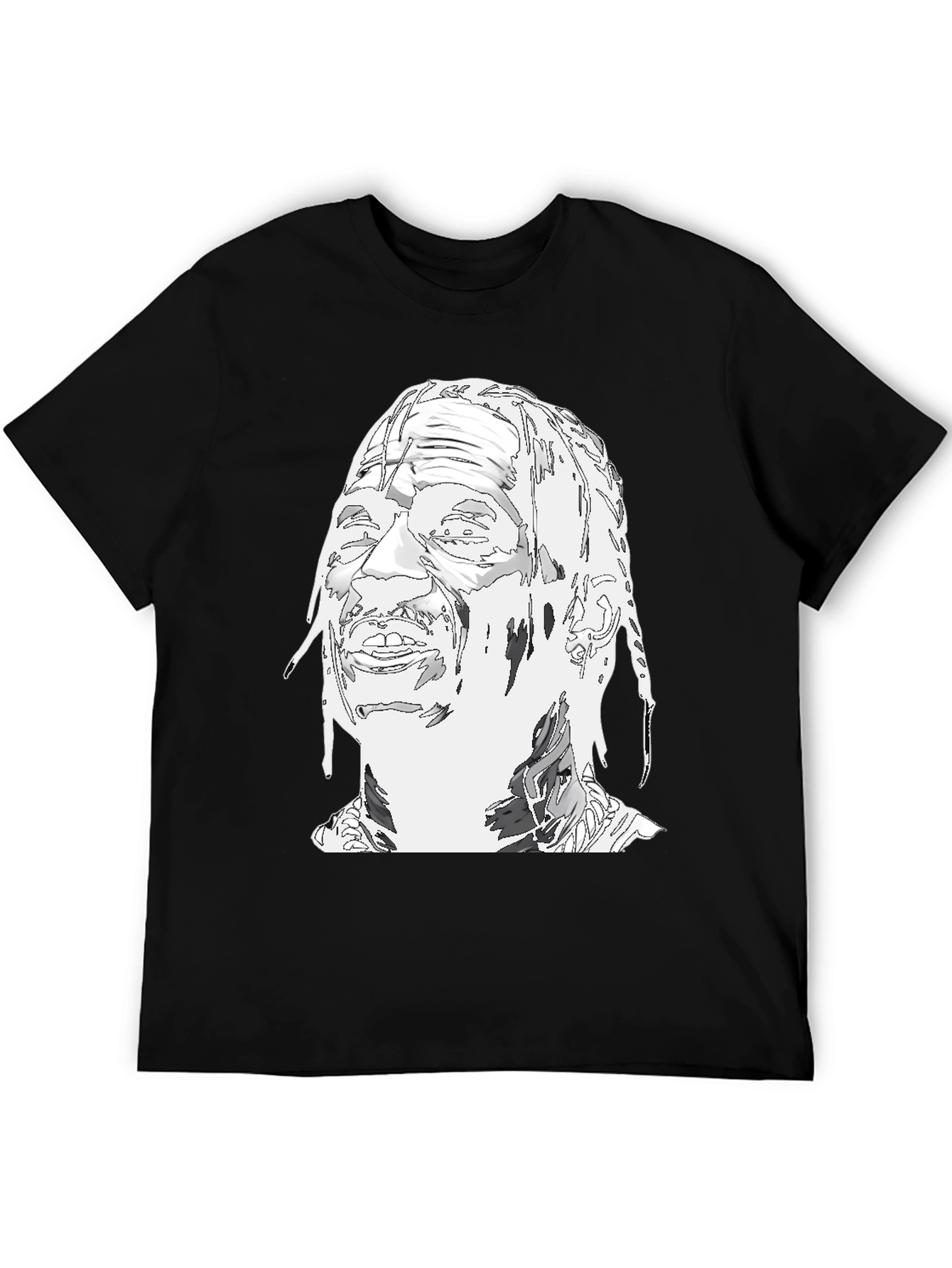 Travis Scott Portrait Black T-Shirt