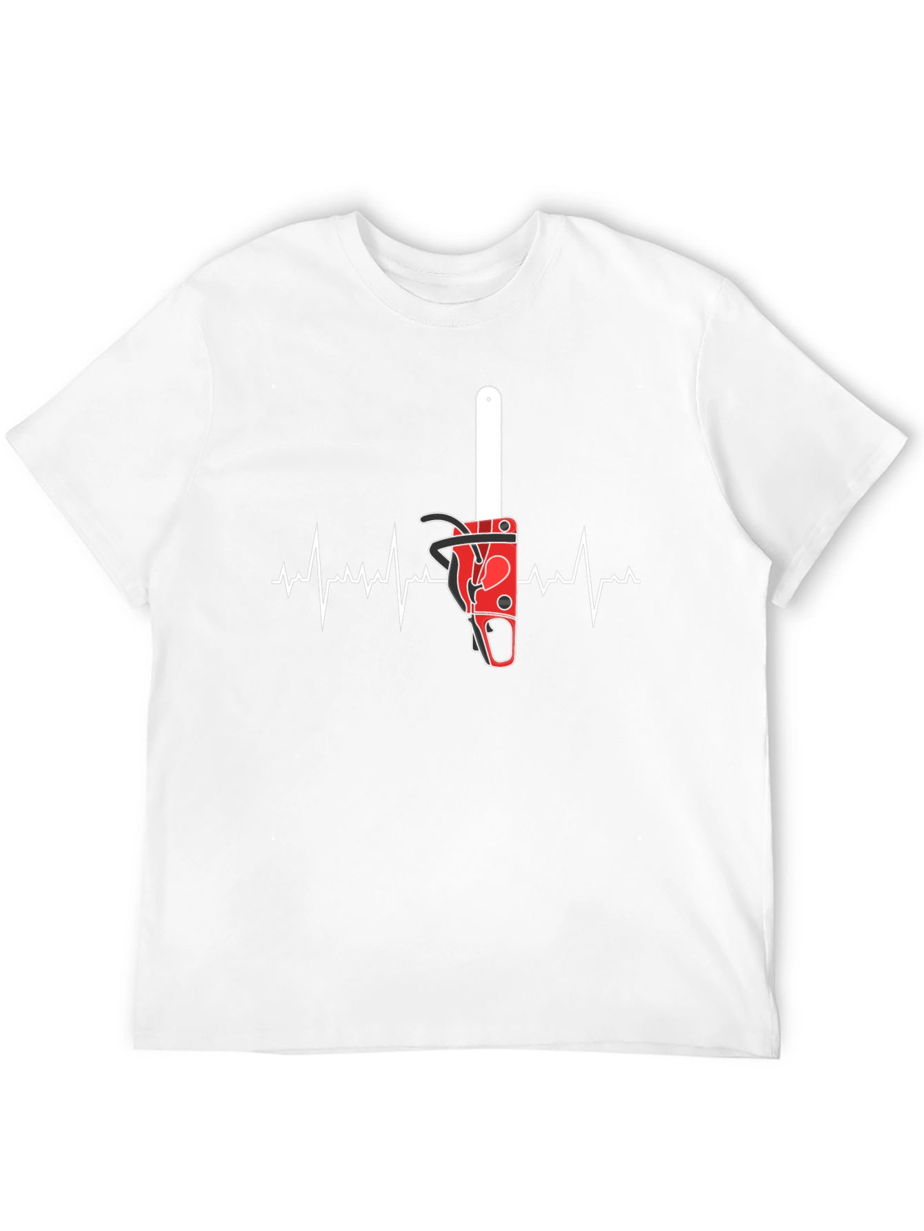 Chainsaw Heartbeat T-Shirt - Arborist Love!