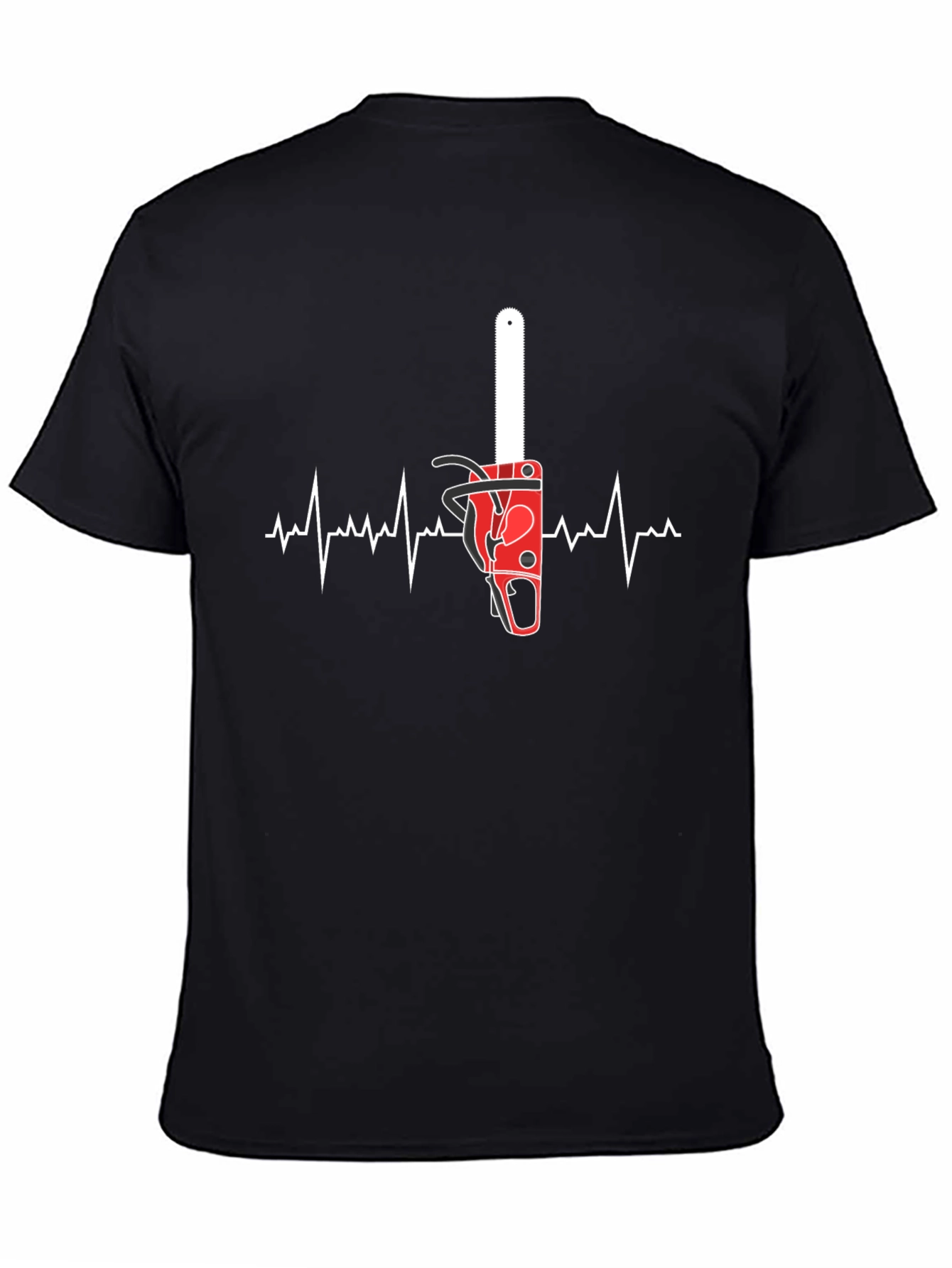 Chainsaw Heartbeat T-Shirt - Arborist Love!