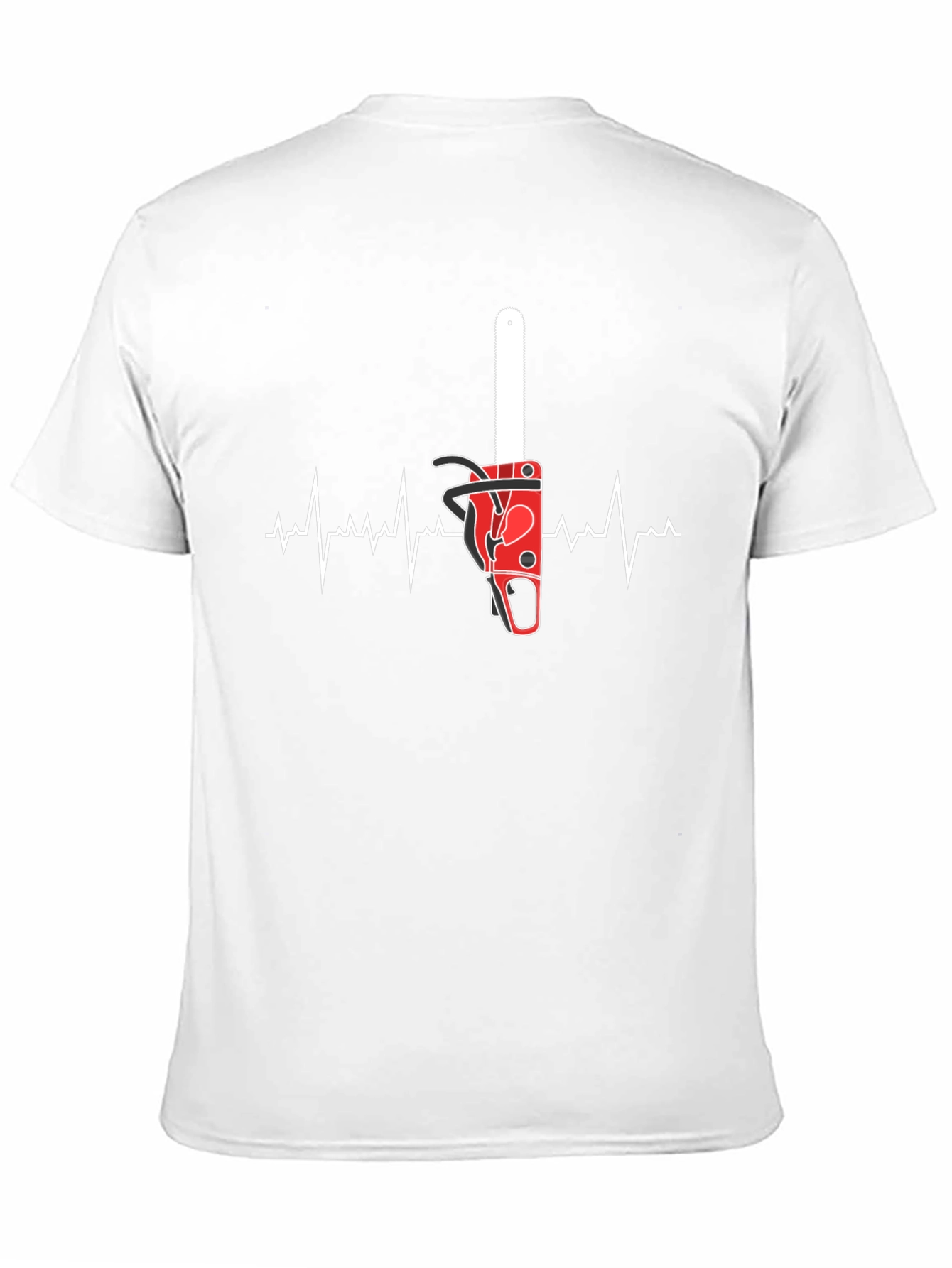 Chainsaw Heartbeat T-Shirt - Arborist Love!