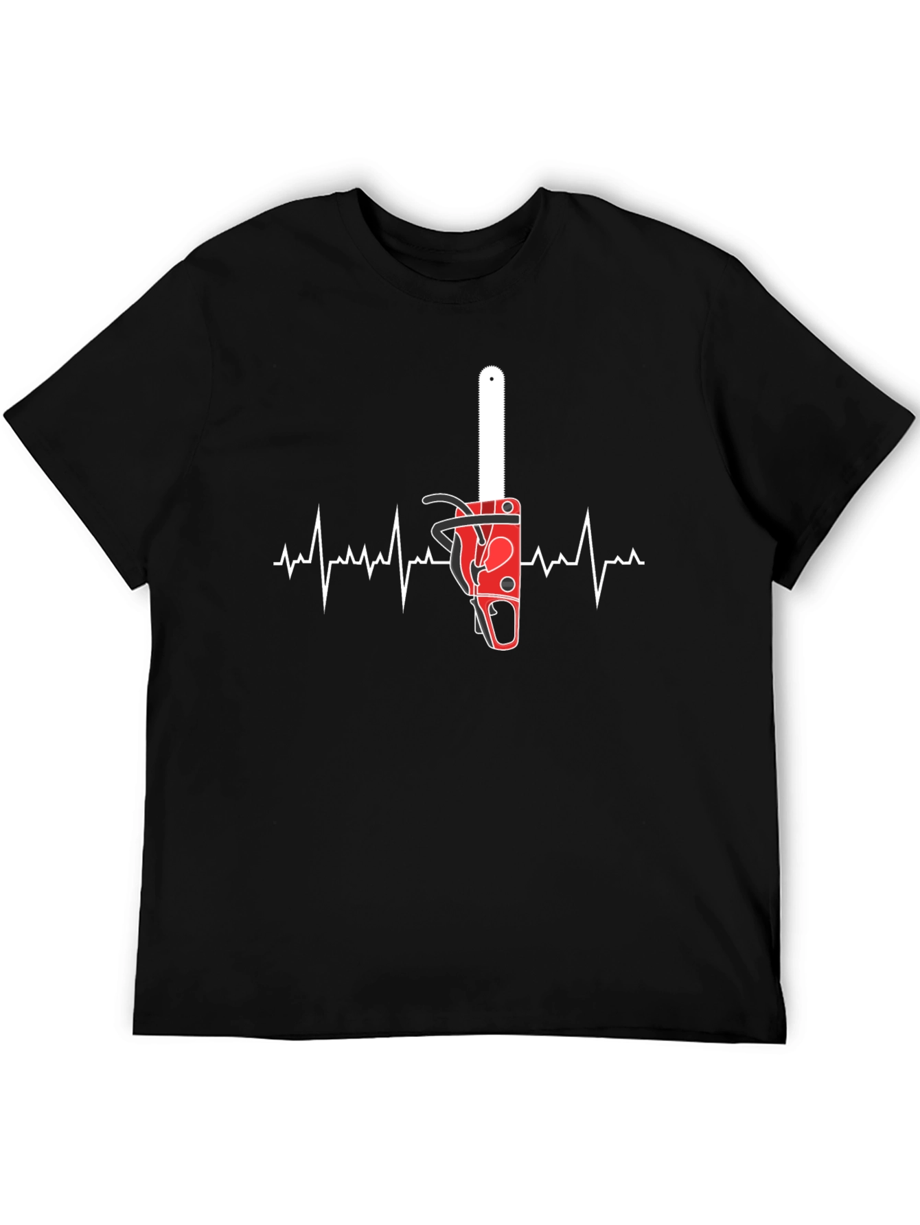 Chainsaw Heartbeat T-Shirt - Arborist Love!