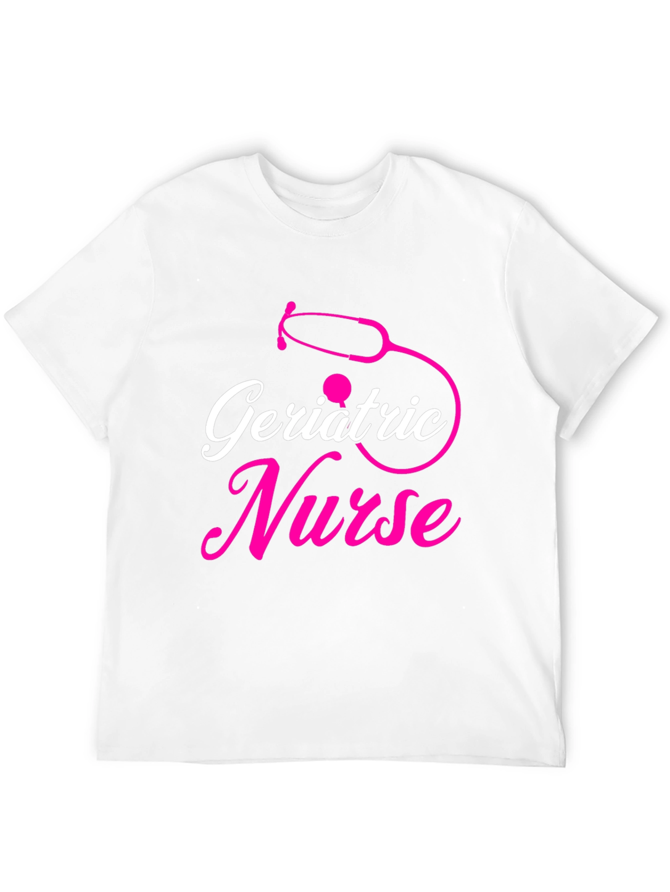 Geriatric Nurse T-Shirt - Stethoscope Design