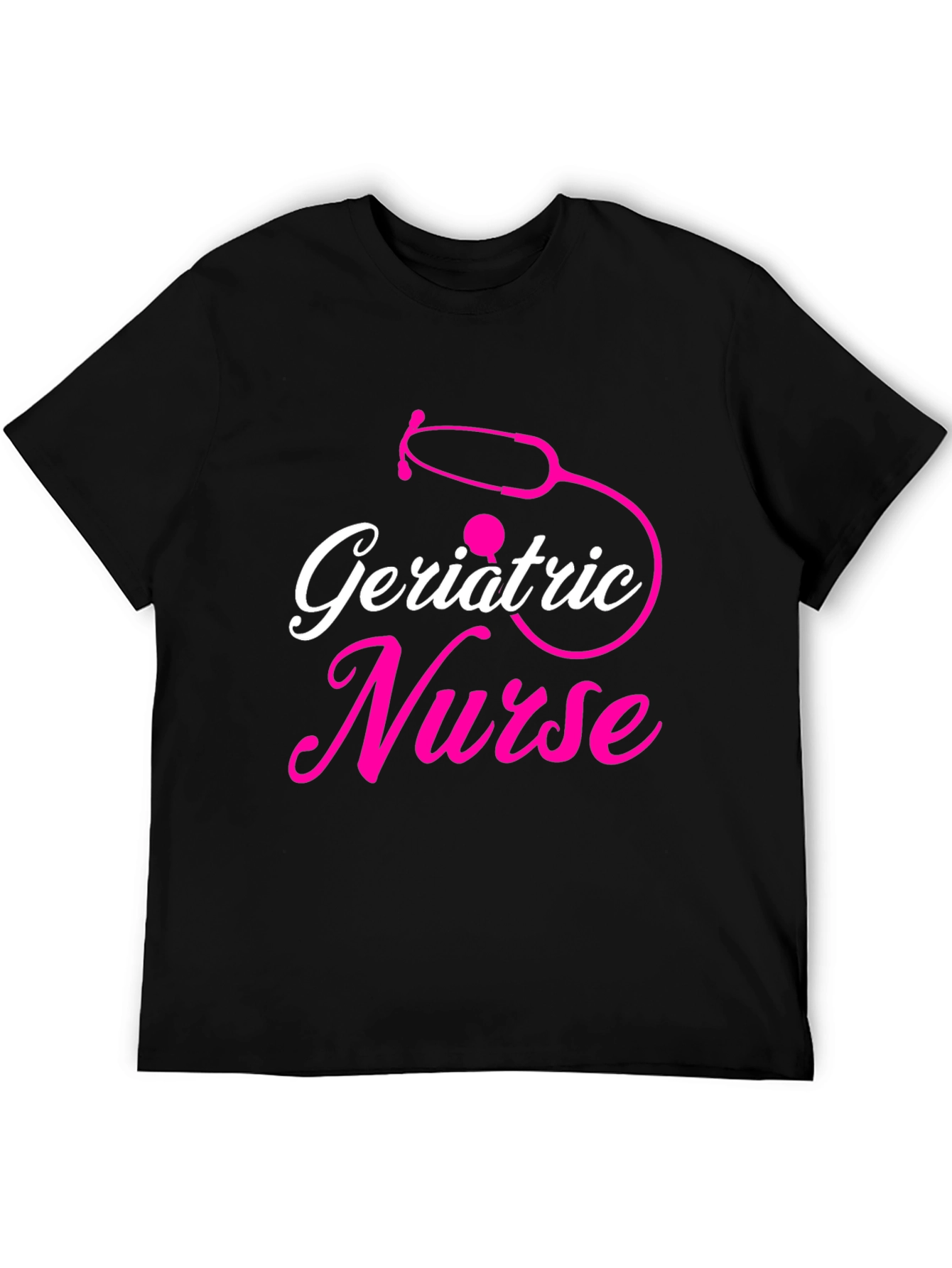 Geriatric Nurse T-Shirt - Stethoscope Design