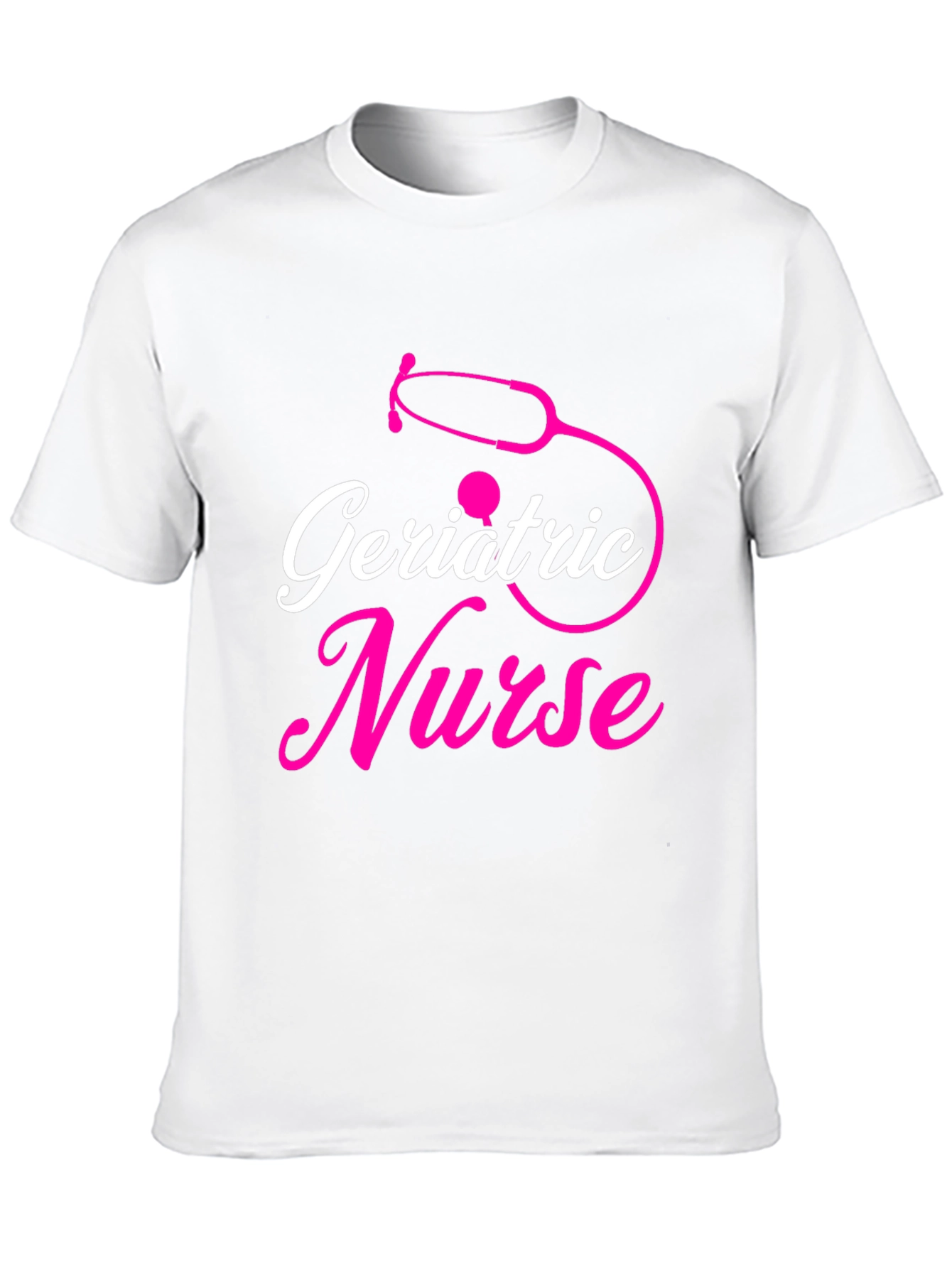 Geriatric Nurse T-Shirt - Stethoscope Design