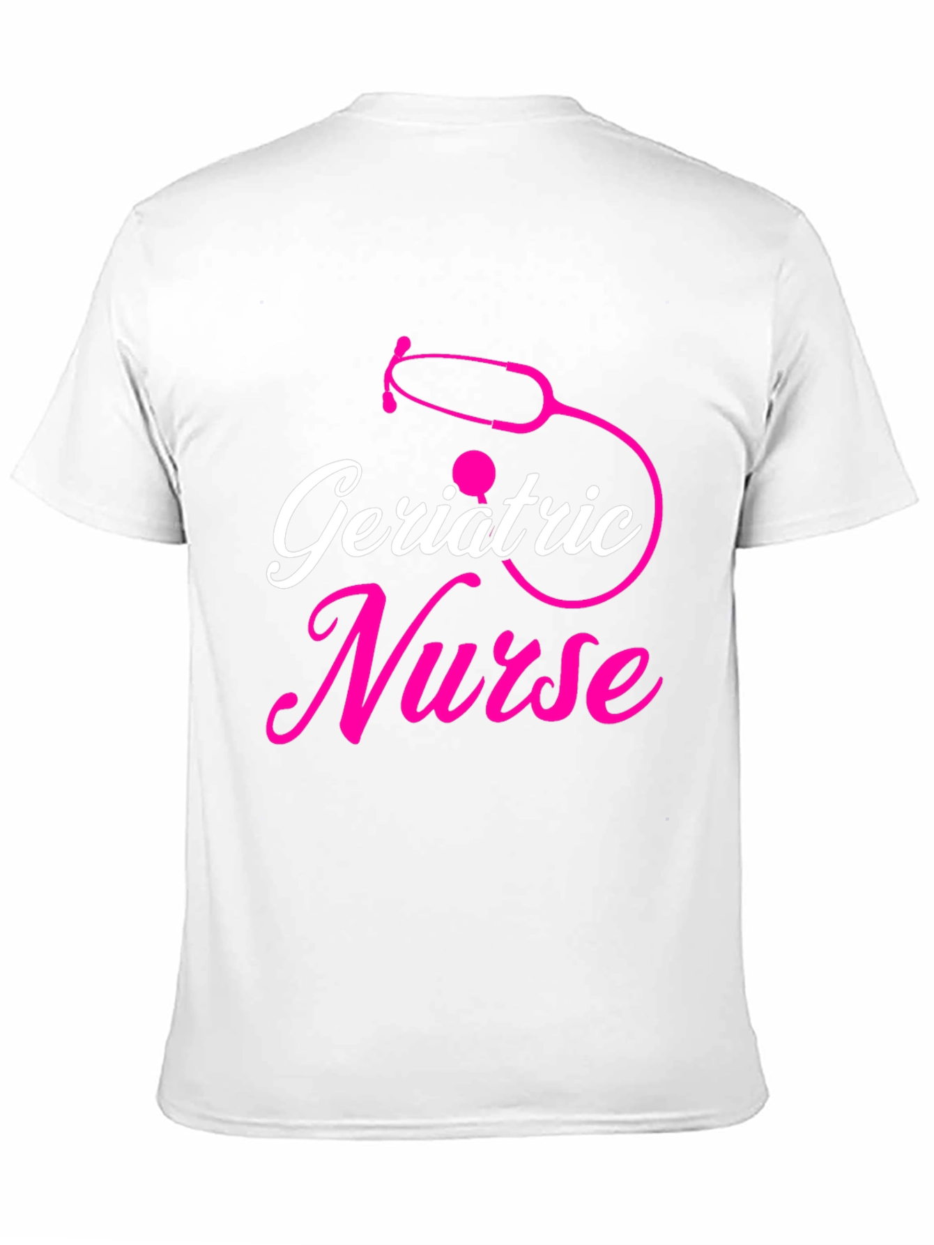 Geriatric Nurse T-Shirt - Stethoscope Design