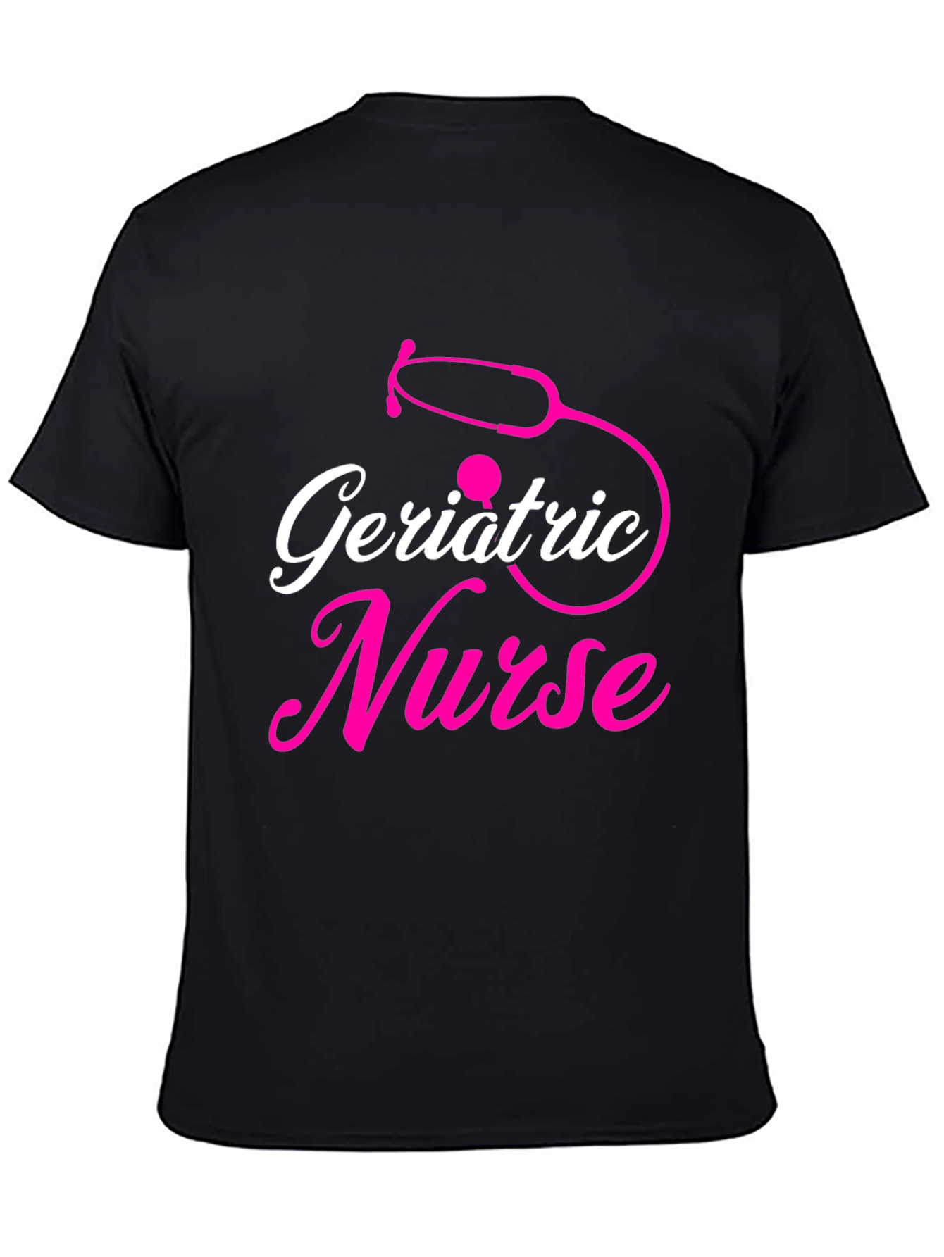 Geriatric Nurse T-Shirt - Stethoscope Design