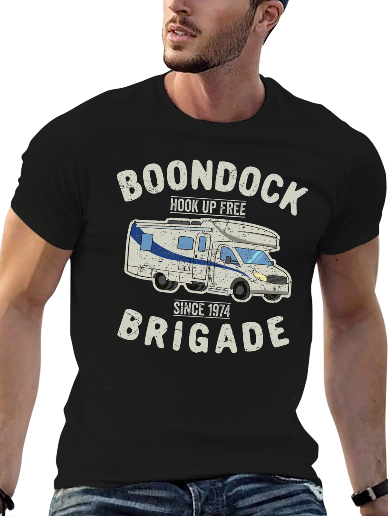 Boondock Brigade Graphic T-Shirt - Hook Up Free
