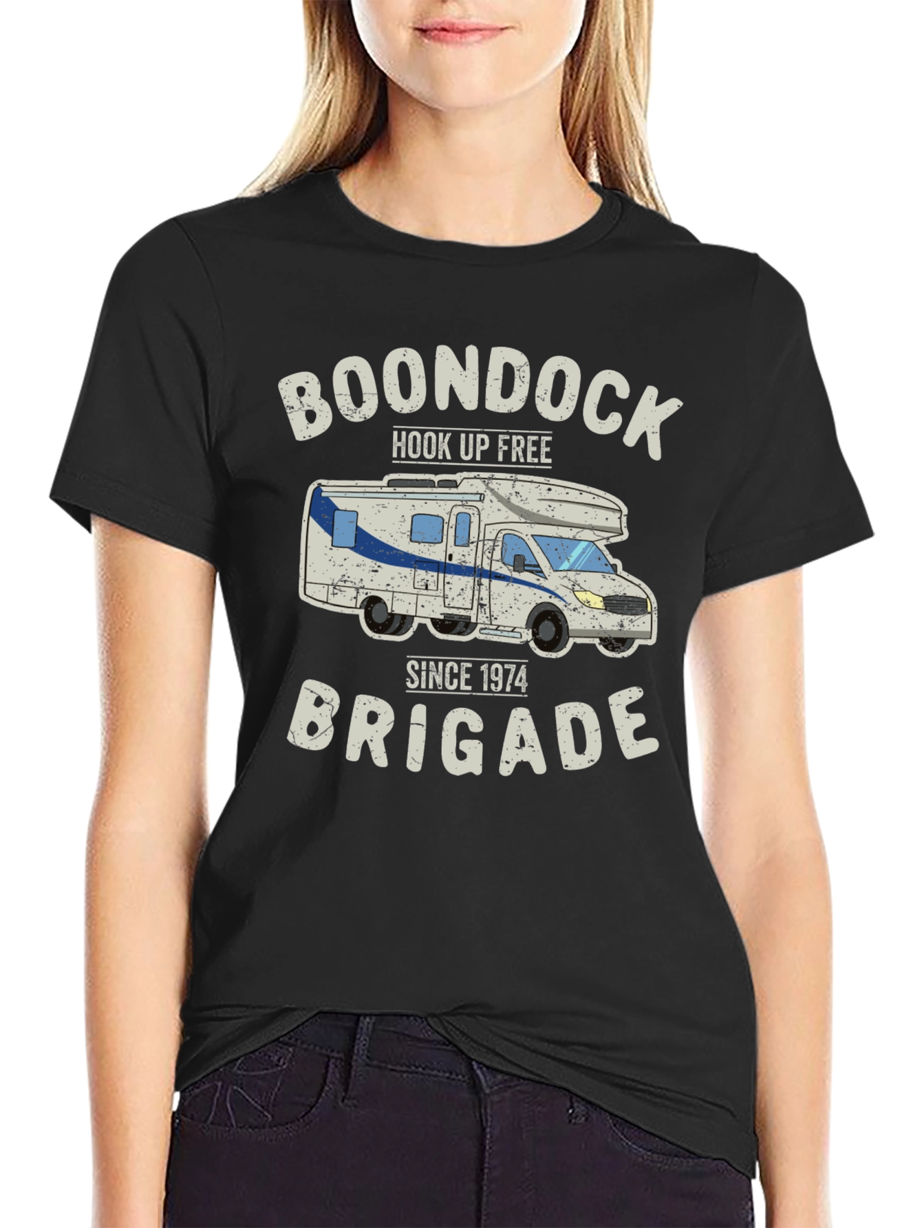 Boondock Brigade Graphic T-Shirt - Hook Up Free