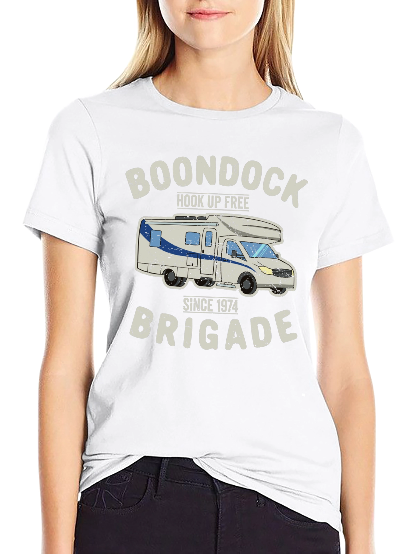 Boondock Brigade Graphic T-Shirt - Hook Up Free