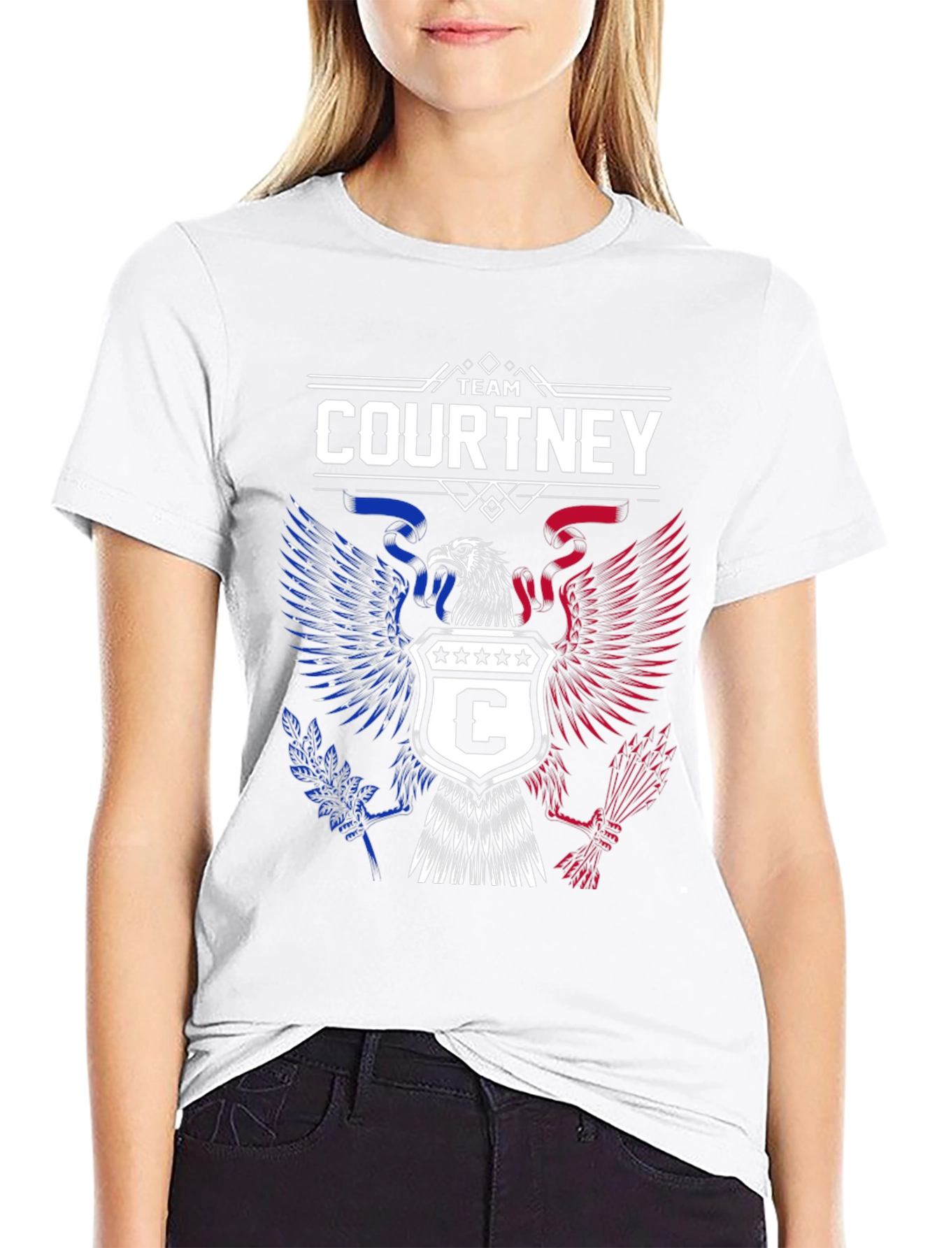 Team Courtney Eagle Graphic T-Shirt