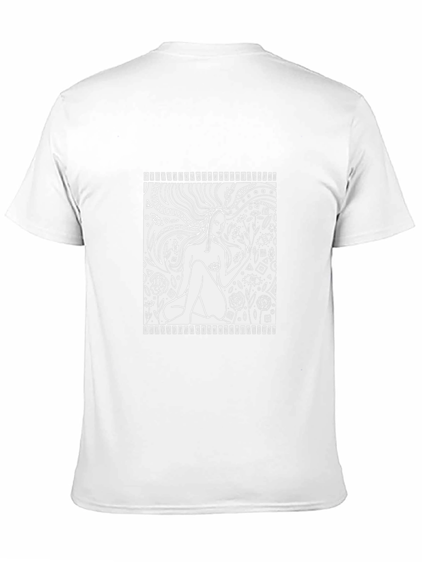 Artistic Woman Black T-Shirt