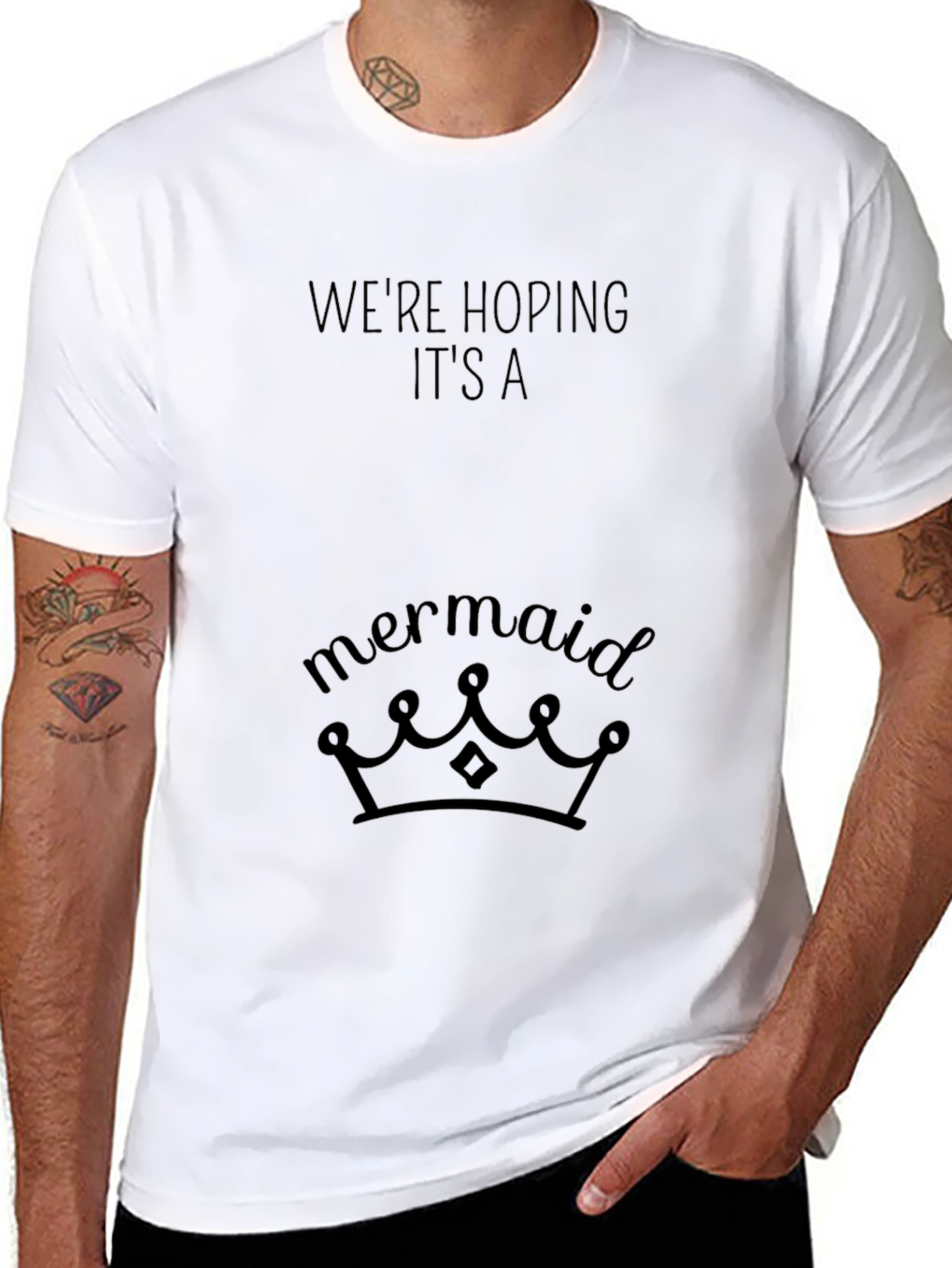 Mermaid Gender Reveal T-Shirt