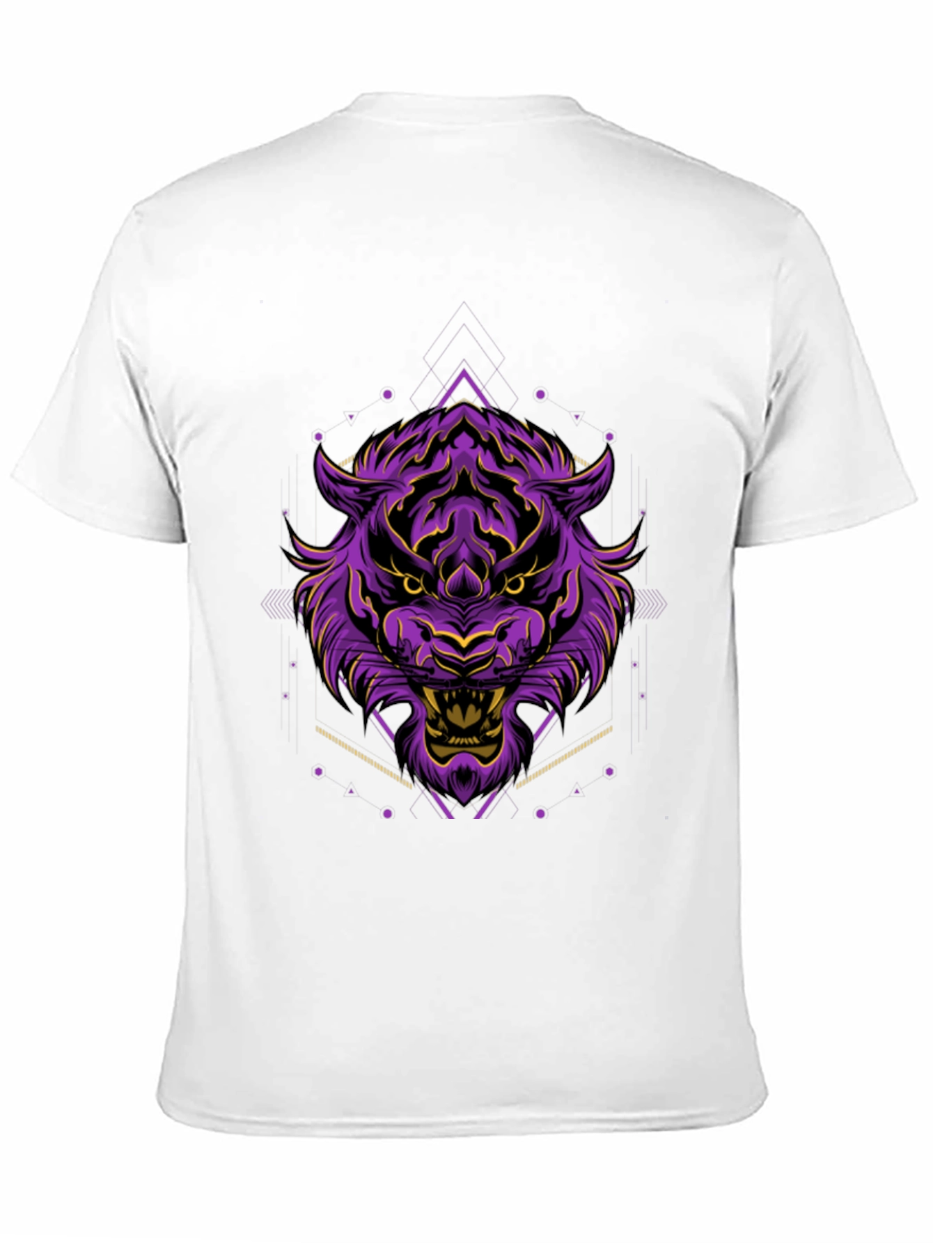 Purple Tiger Graphic Tee - Bold Style