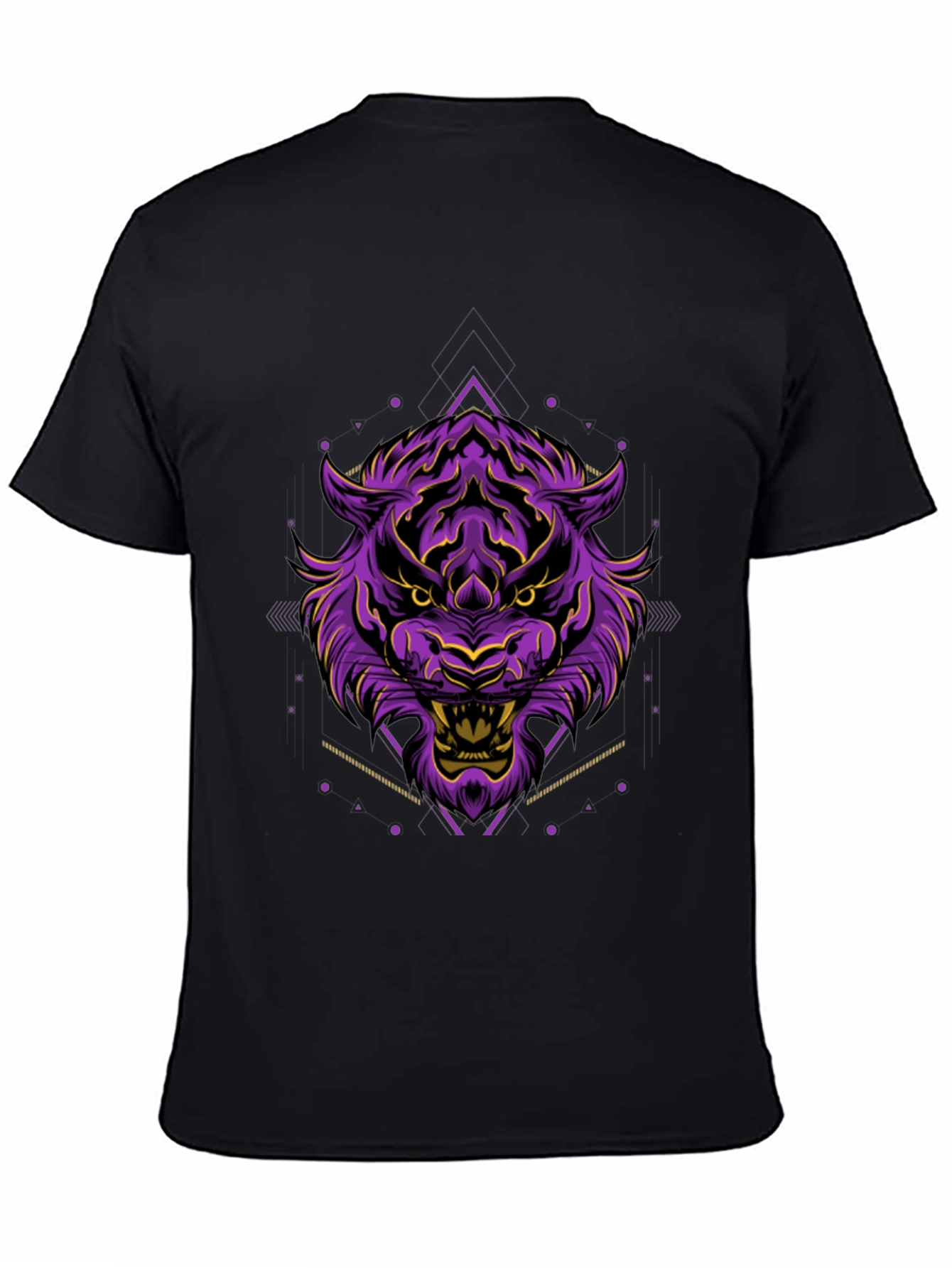 Purple Tiger Graphic Tee - Bold Style