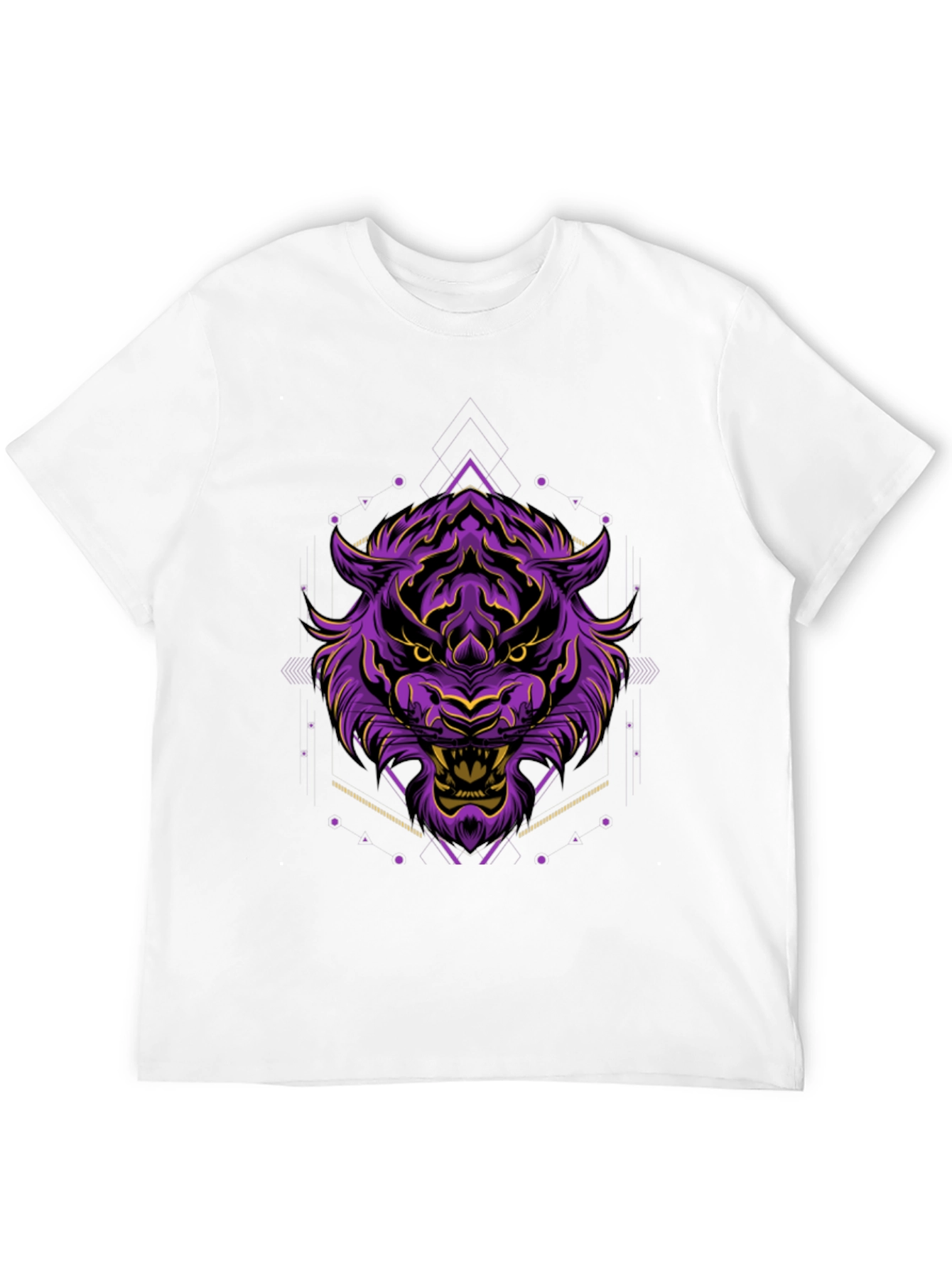 Purple Tiger Graphic Tee - Bold Style