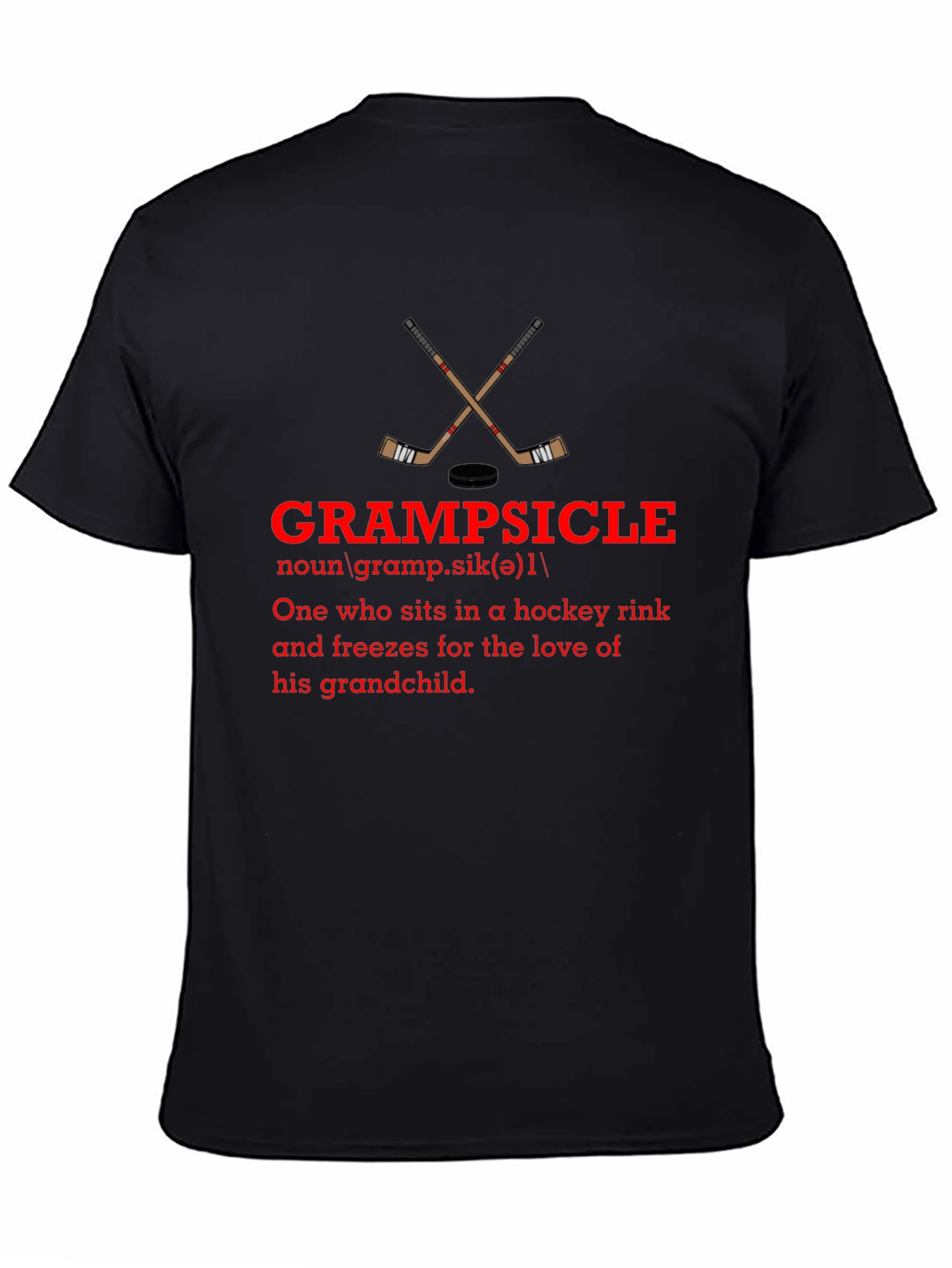 Grampsicle Hockey Fan T-Shirt