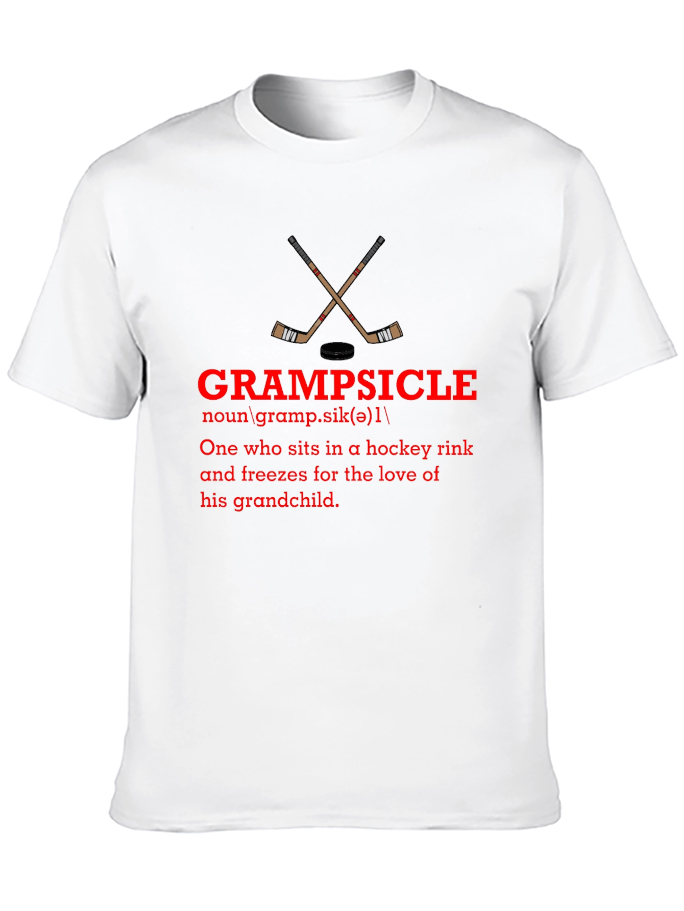 Grampsicle Hockey Fan T-Shirt