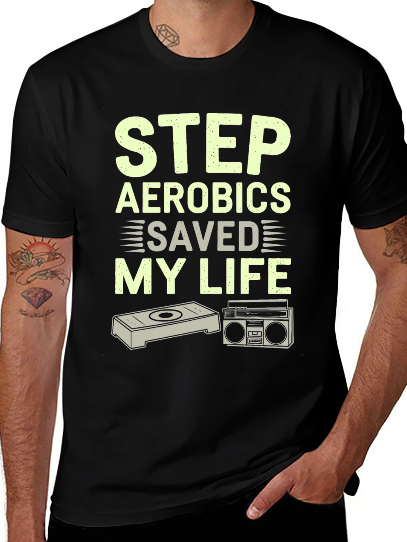 Step Aerobics Saved My Life T-Shirt