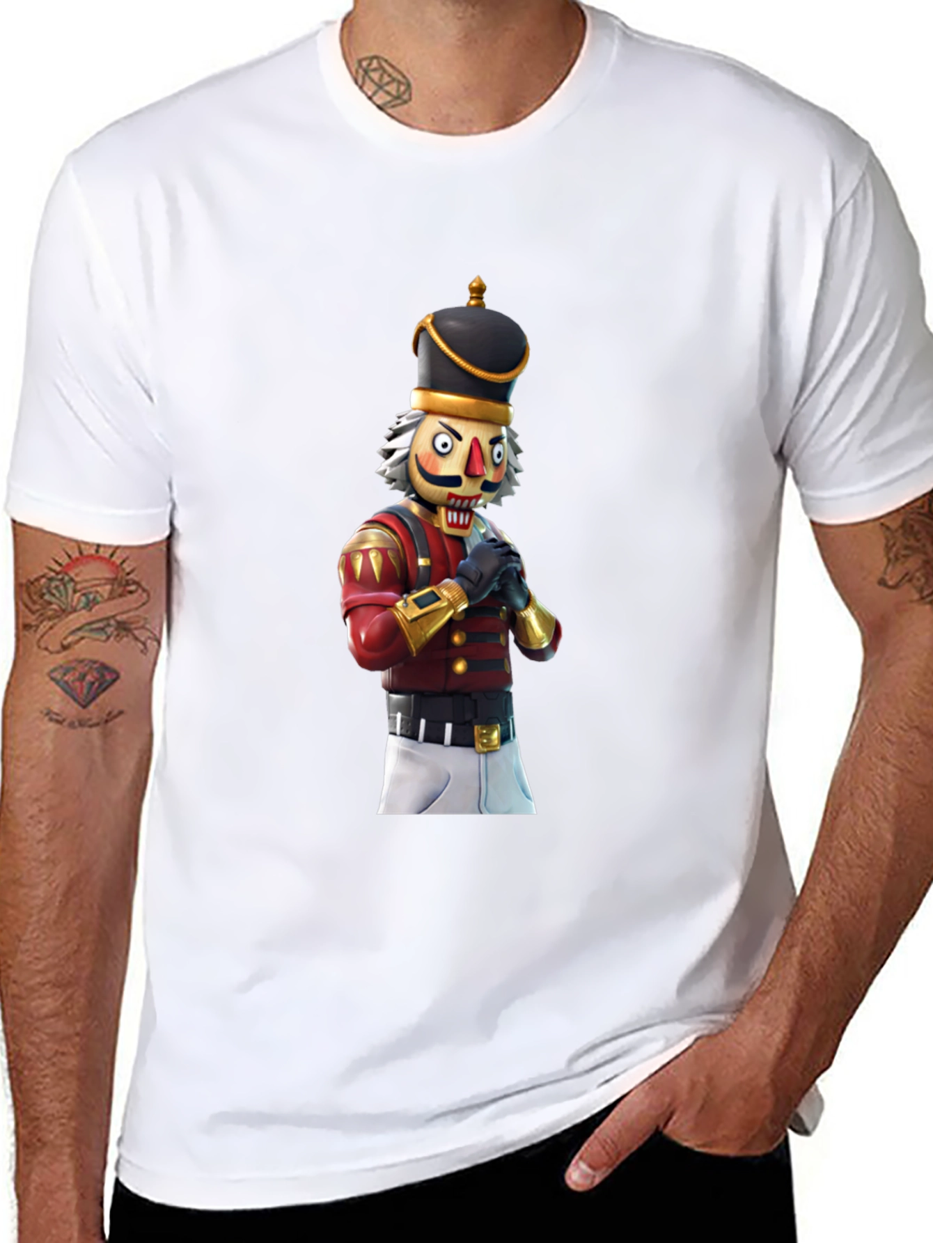 Nutcracker Fortnite T-Shirt Black