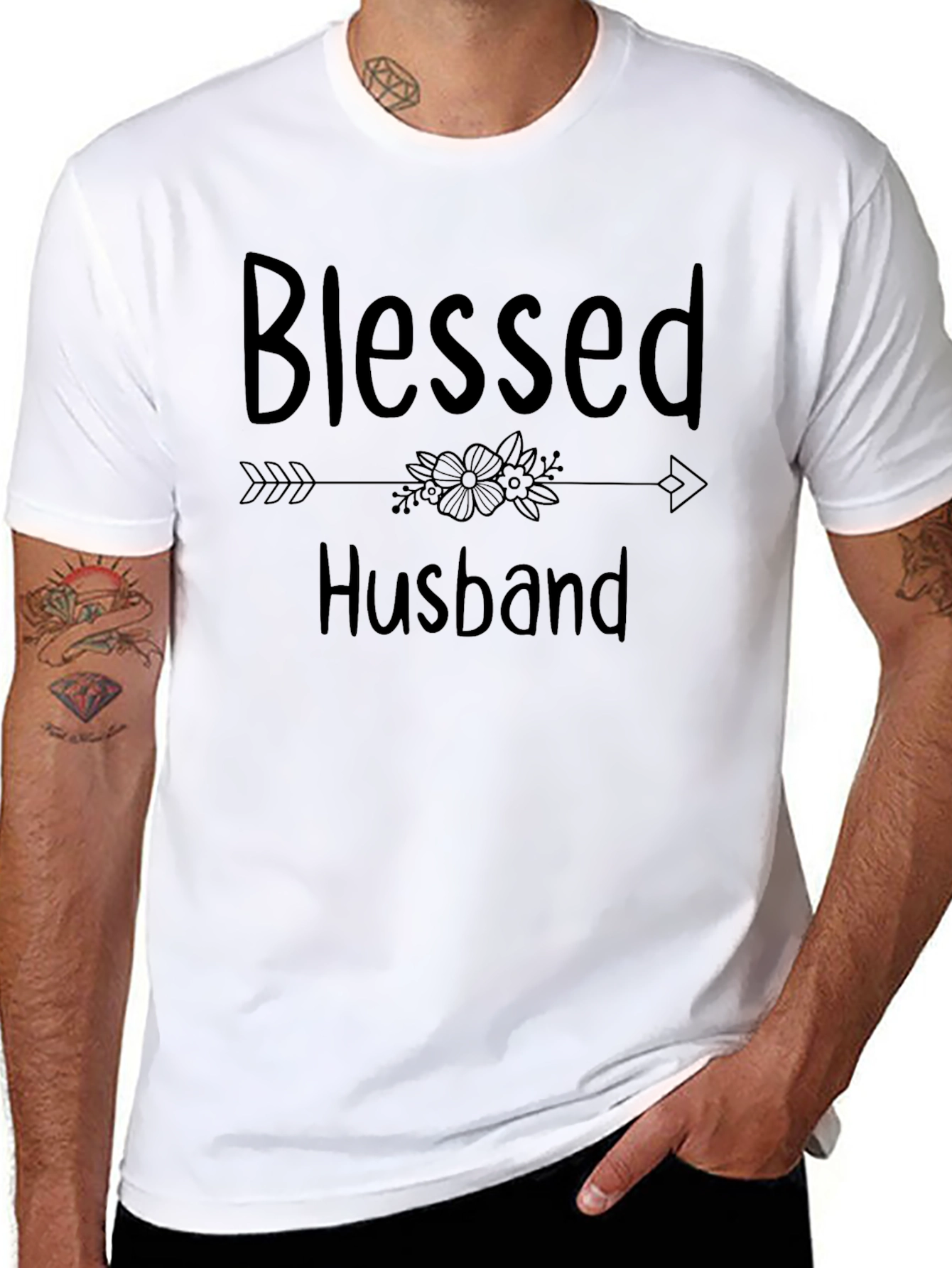 Blessed Husband T-Shirt - Stylish & Comfortable