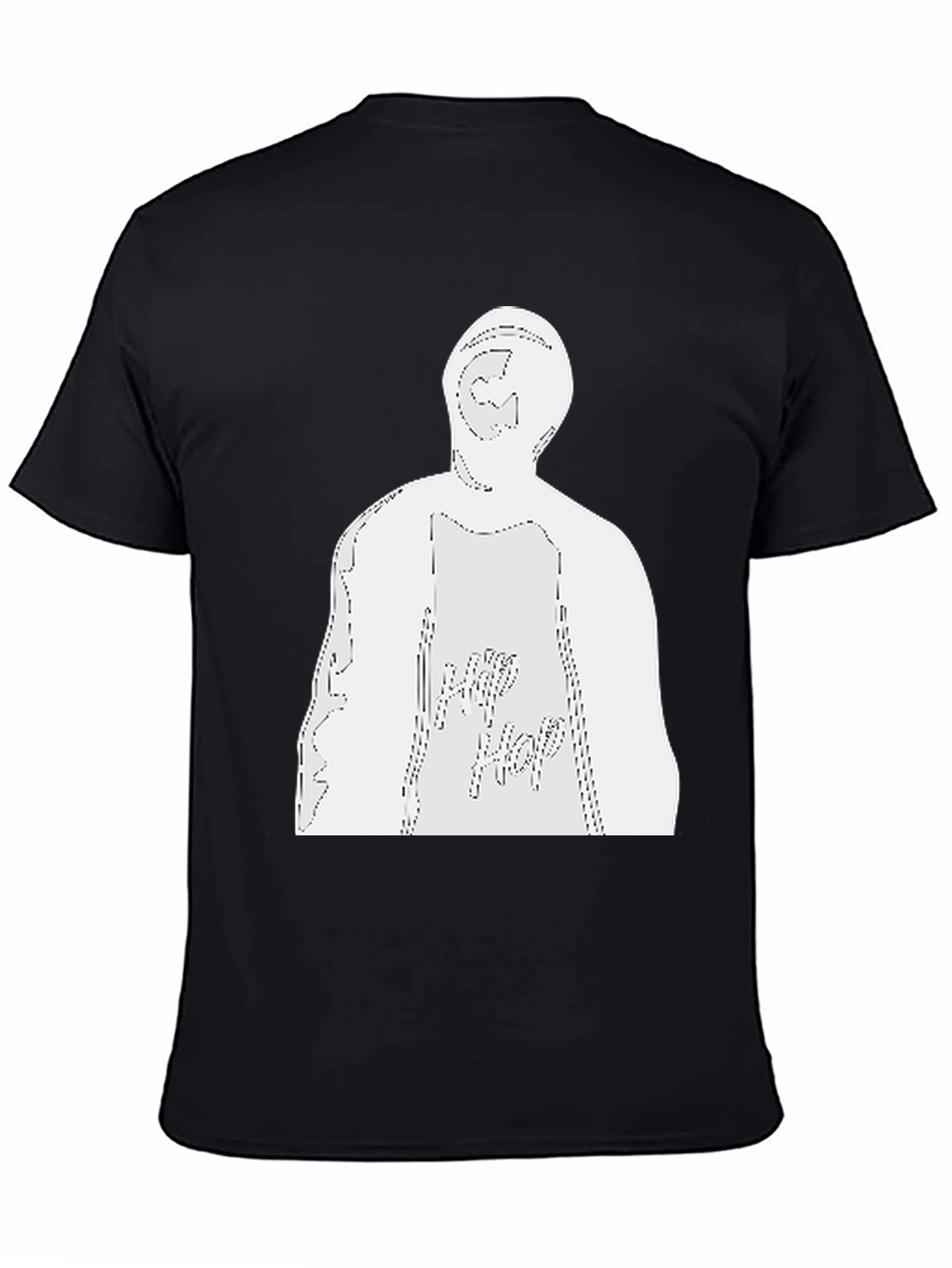 Hip Hop Graphic Black T-Shirt - Streetwear Style