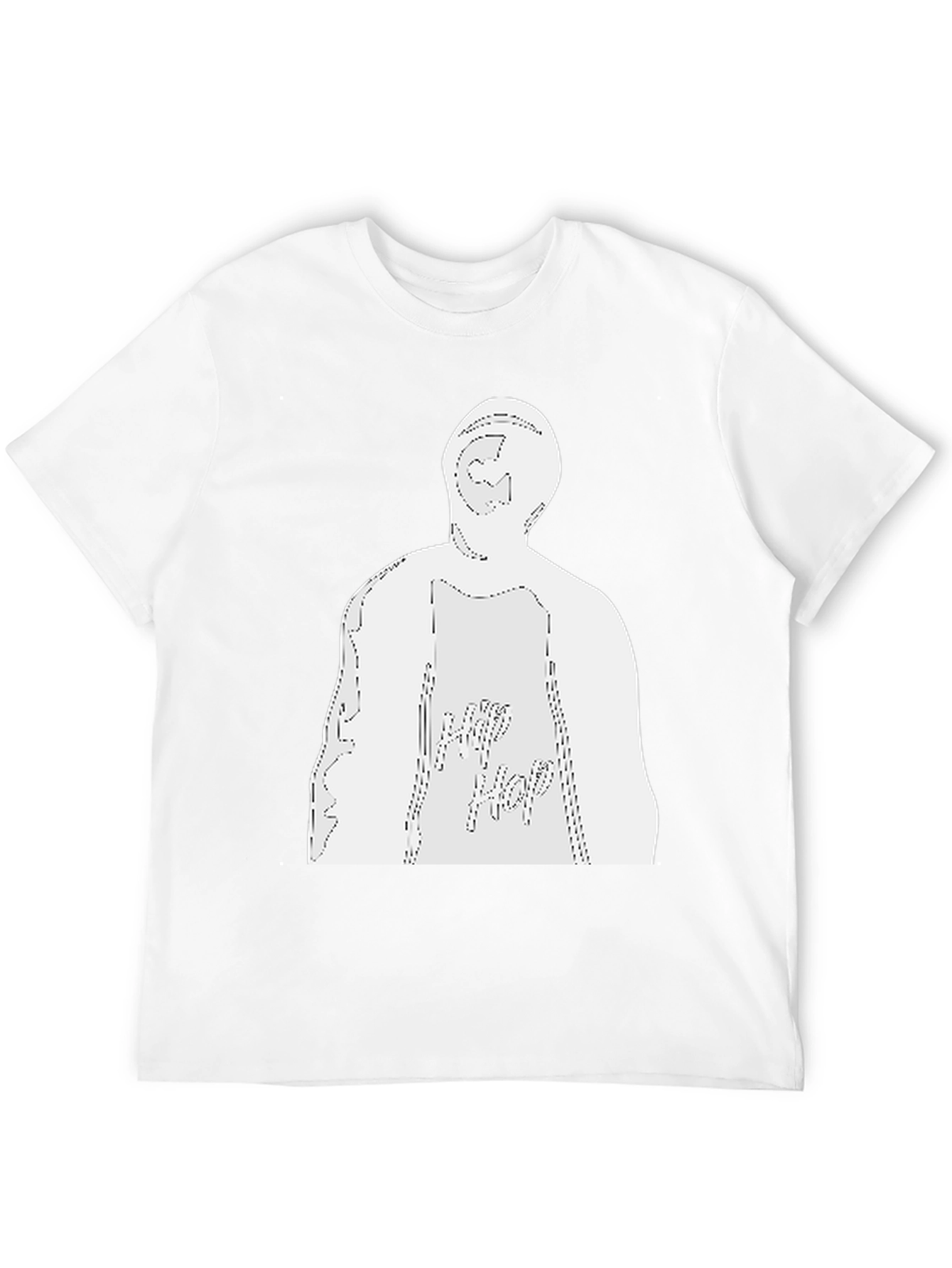 Hip Hop Graphic Black T-Shirt - Streetwear Style